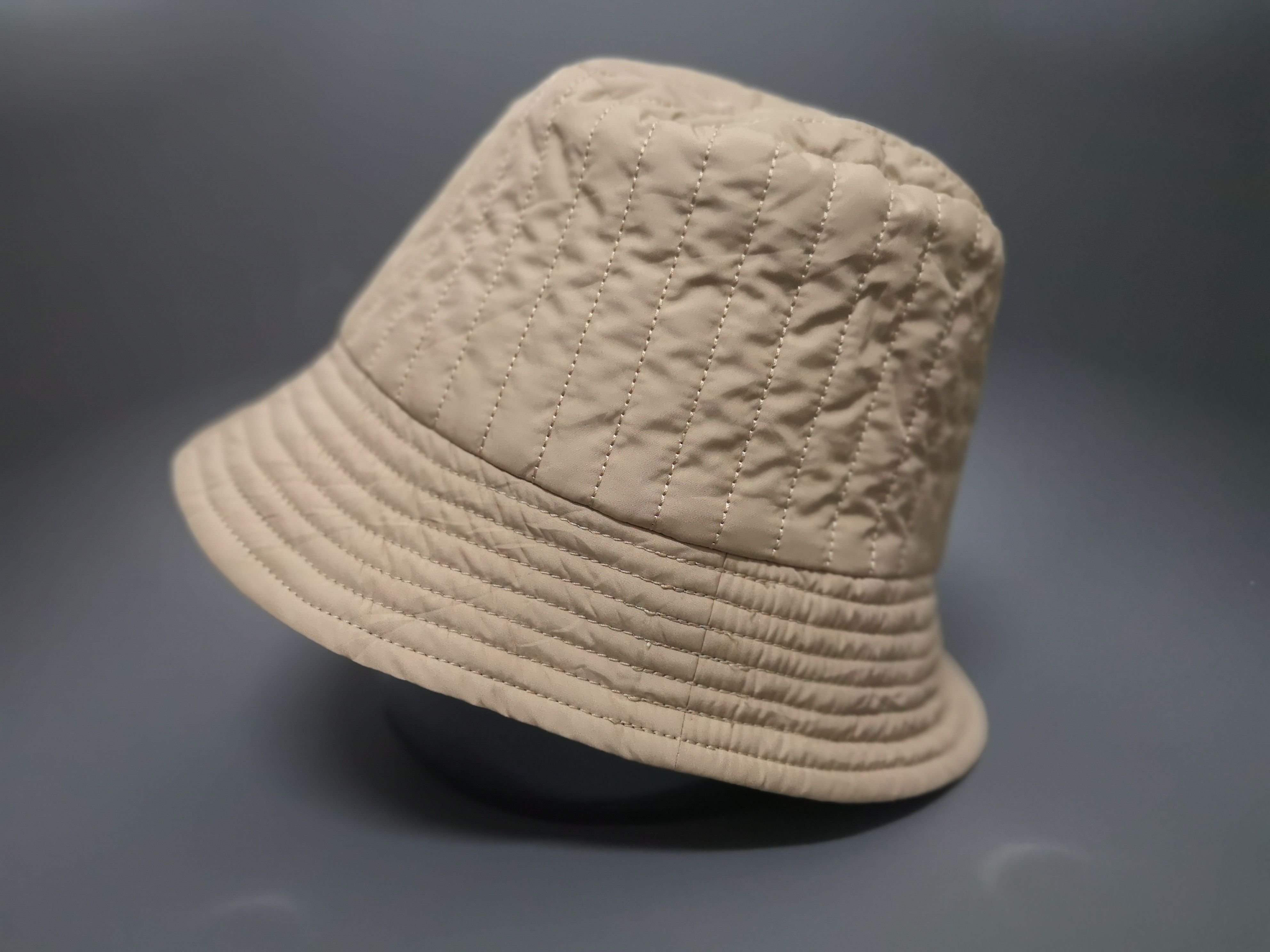 Edition Japan × Vintage RARE LIGHTWEIGHT PUFFER DESIGN BUCKET HAT Size ONE SIZE - 16 Thumbnail