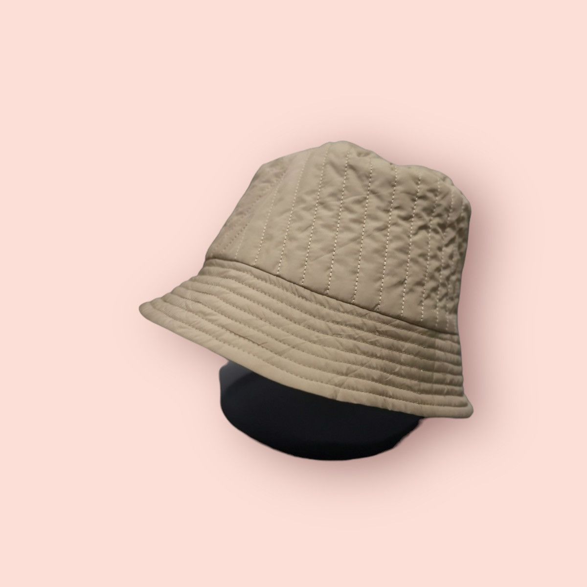 Edition Japan × Vintage RARE LIGHTWEIGHT PUFFER DESIGN BUCKET HAT Size ONE SIZE - 5 Thumbnail