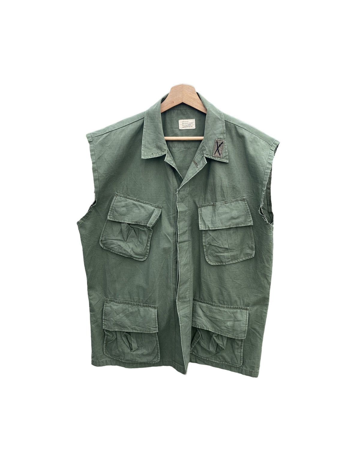Vintage Thrashed Vintage OG107 Rip Stop Poplin Slank Pocket Us Army Size US L / EU 52-54 / 3 - 1 Thumbnail