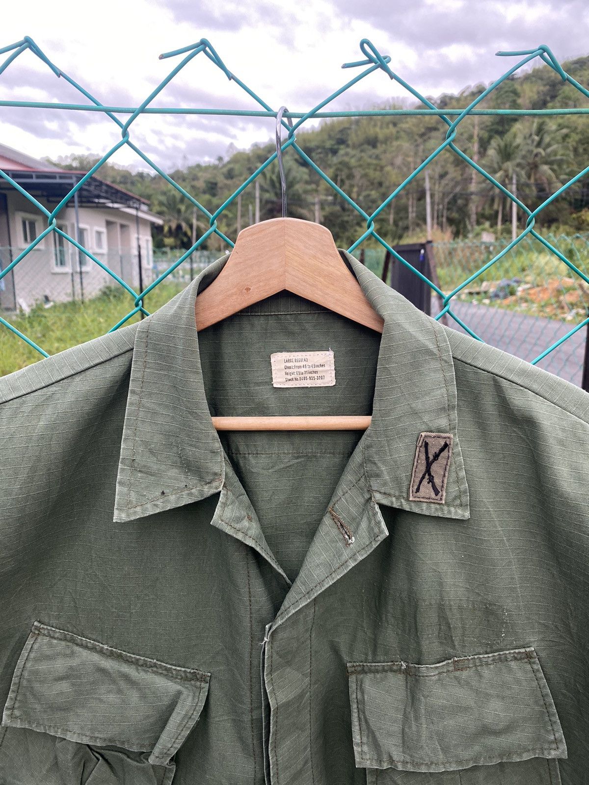 Vintage Thrashed Vintage OG107 Rip Stop Poplin Slank Pocket Us Army Size US L / EU 52-54 / 3 - 4 Thumbnail