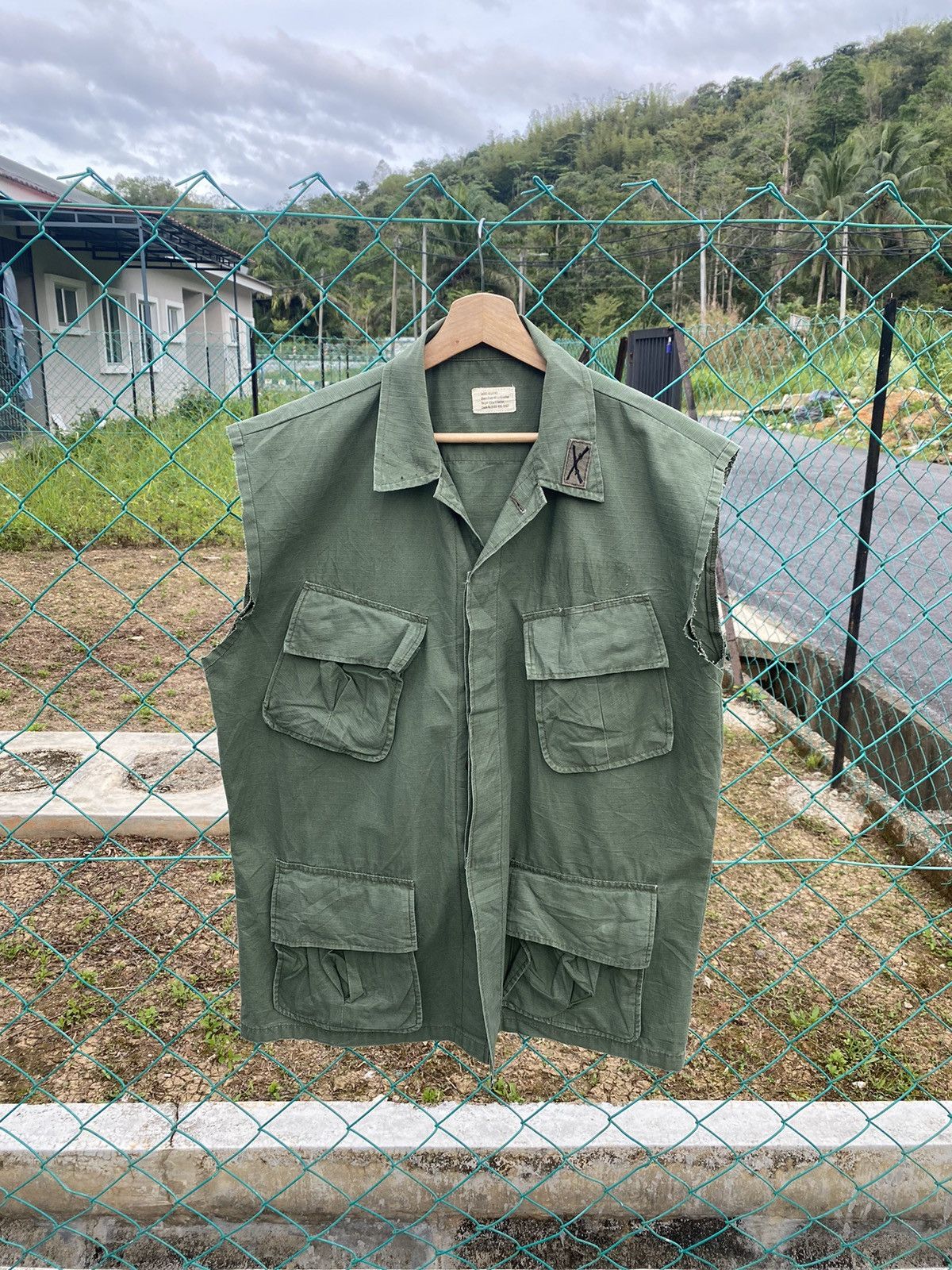 Vintage Thrashed Vintage OG107 Rip Stop Poplin Slank Pocket Us Army Size US L / EU 52-54 / 3 - 2 Thumbnail