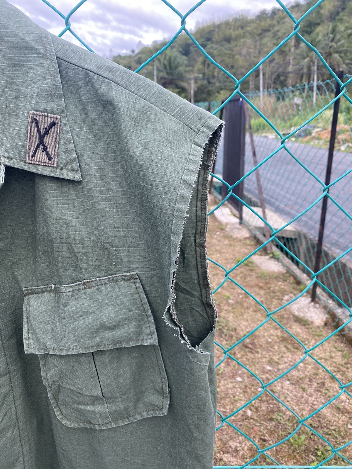 Vintage Thrashed Vintage OG107 Rip Stop Poplin Slank Pocket Us Army Size US L / EU 52-54 / 3 - 6 Thumbnail