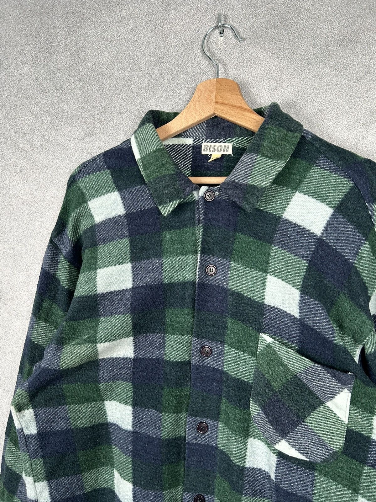 Vintage Vintage 90s Heavy Flannel Bottoms Shirt Size US L / EU 52-54 / 3 - 3 Thumbnail