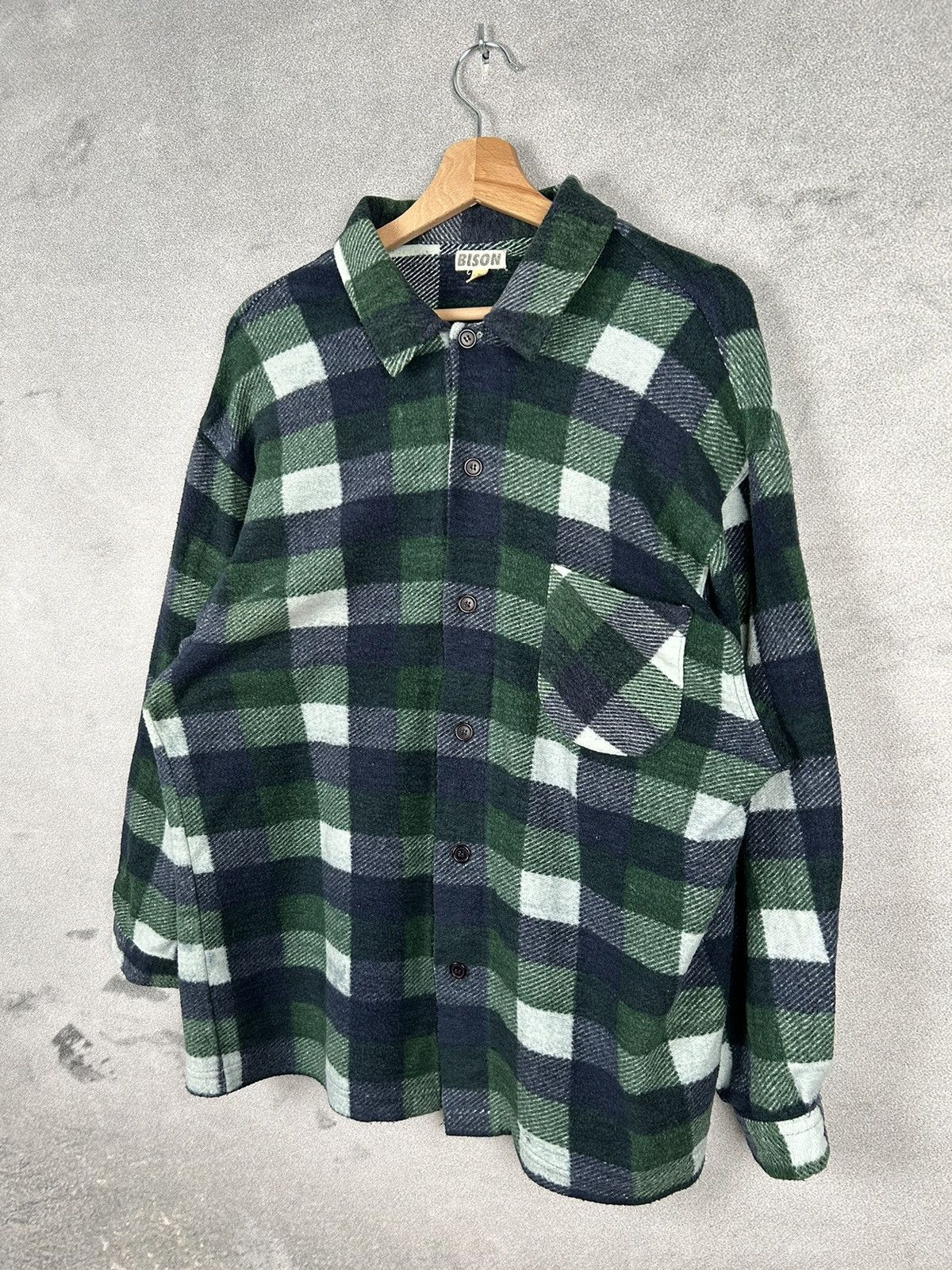 Vintage Vintage 90s Heavy Flannel Bottoms Shirt Size US L / EU 52-54 / 3 - 2 Thumbnail
