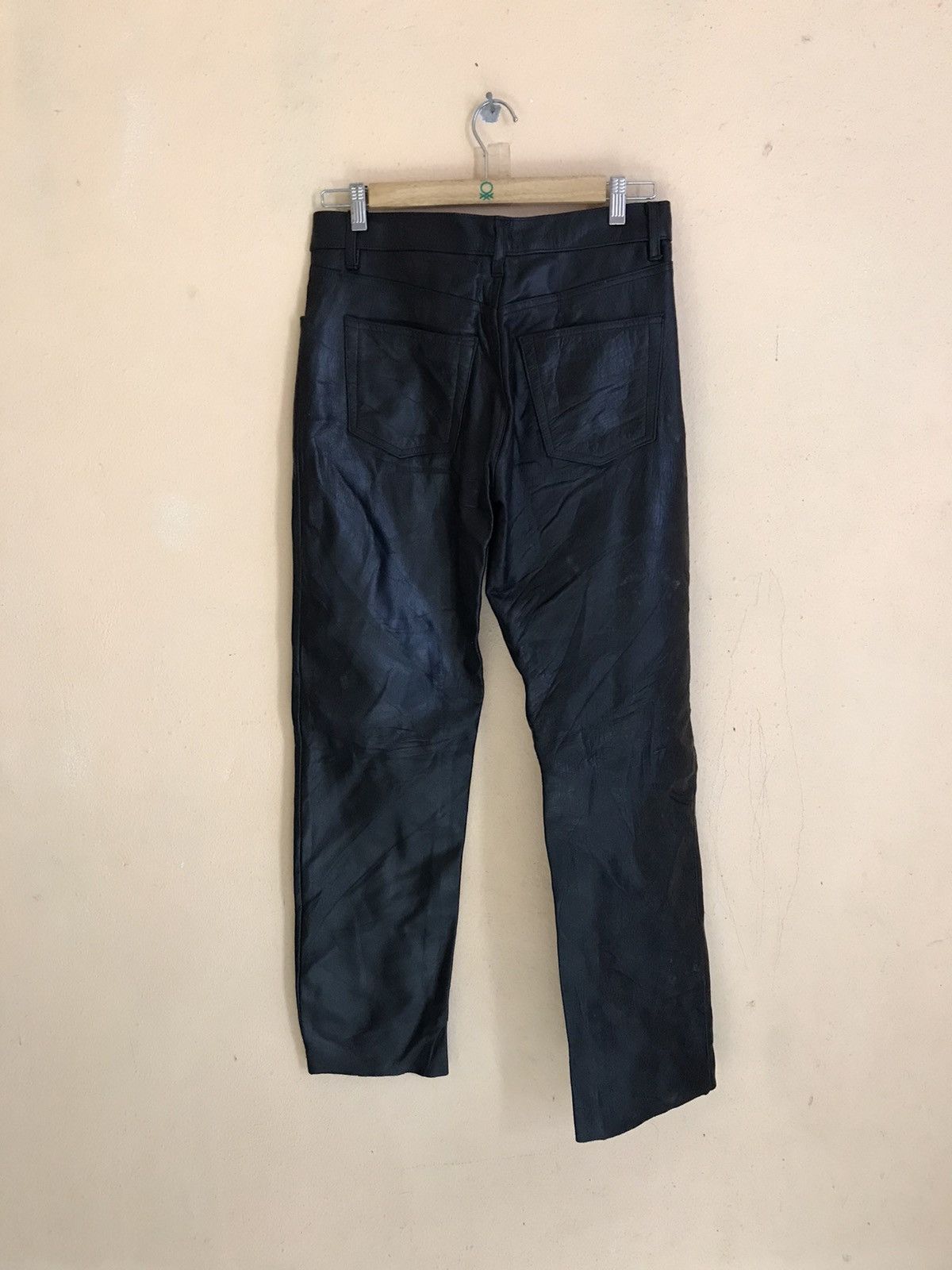 If Six Was Nine LEATHER PANTS STREETFASHION Size US 31 - 7 Thumbnail