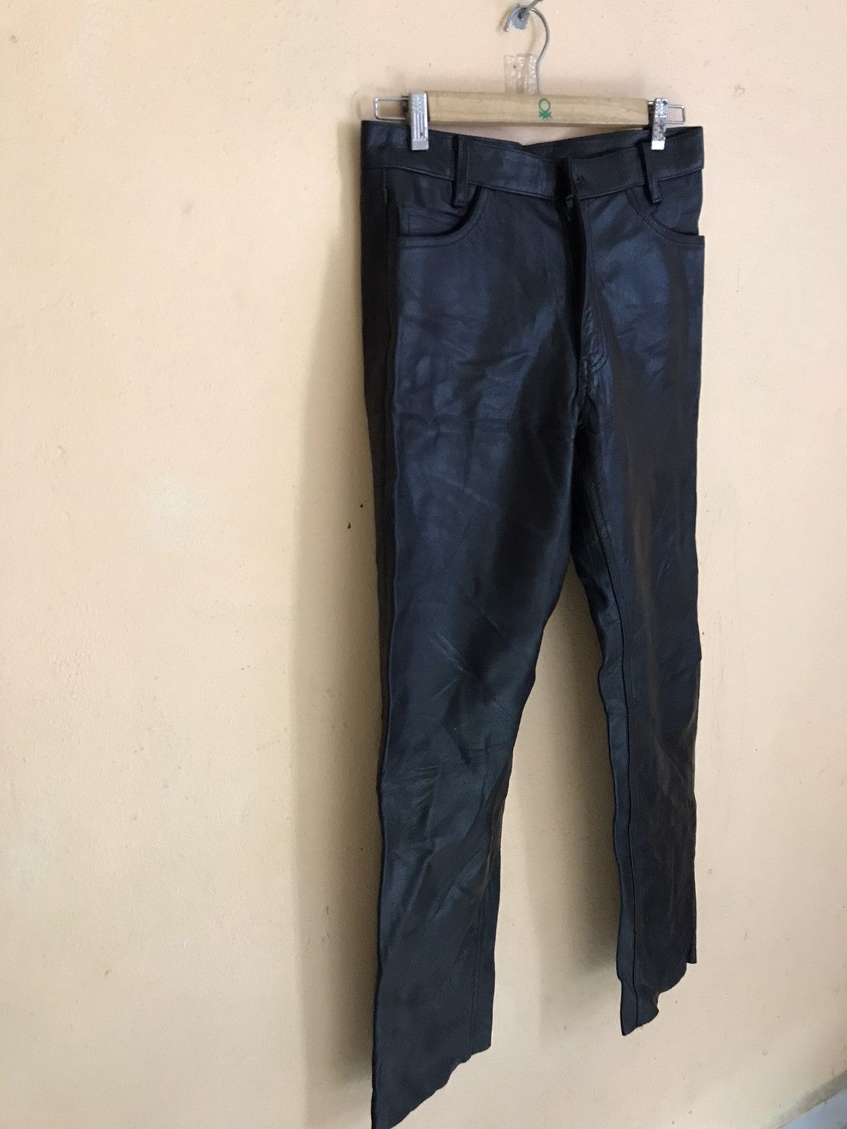 If Six Was Nine LEATHER PANTS STREETFASHION Size US 31 - 4 Thumbnail