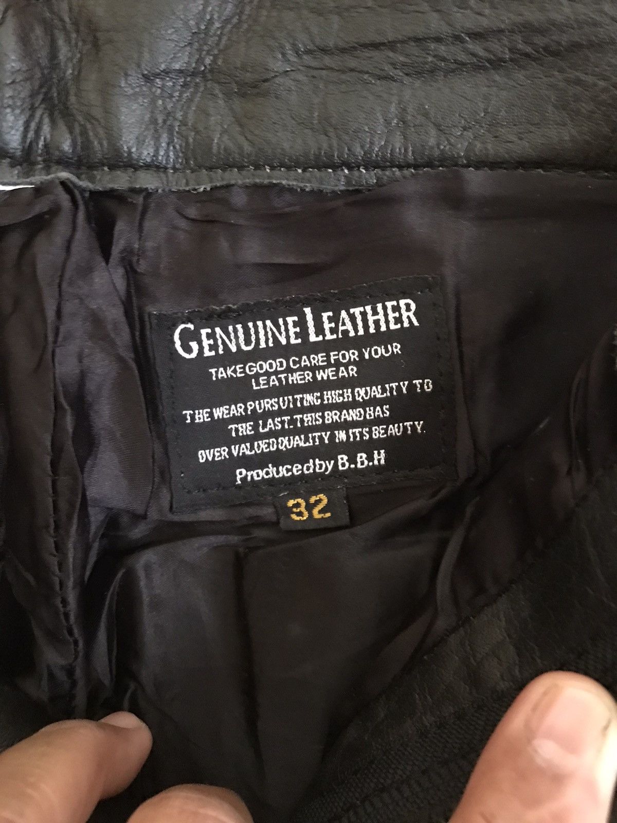 If Six Was Nine LEATHER PANTS STREETFASHION Size US 31 - 9 Thumbnail
