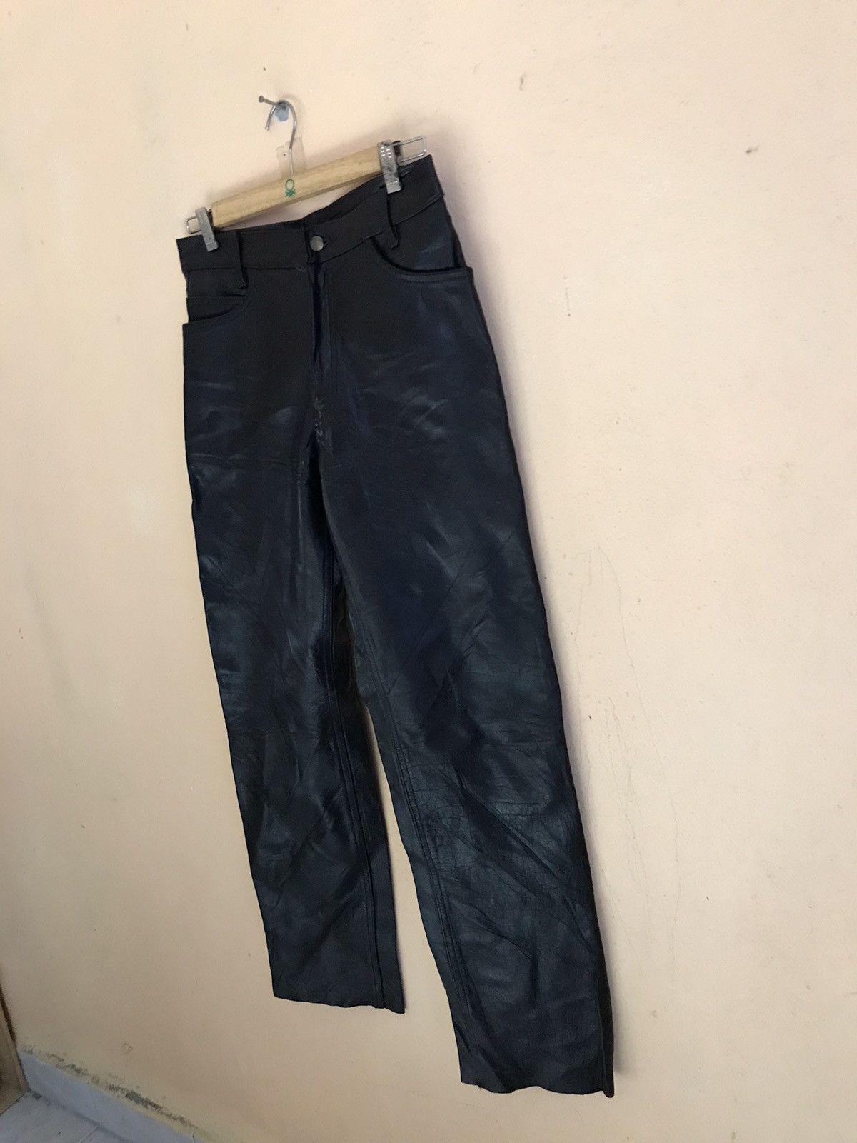 If Six Was Nine LEATHER PANTS STREETFASHION Size US 31 - 3 Thumbnail
