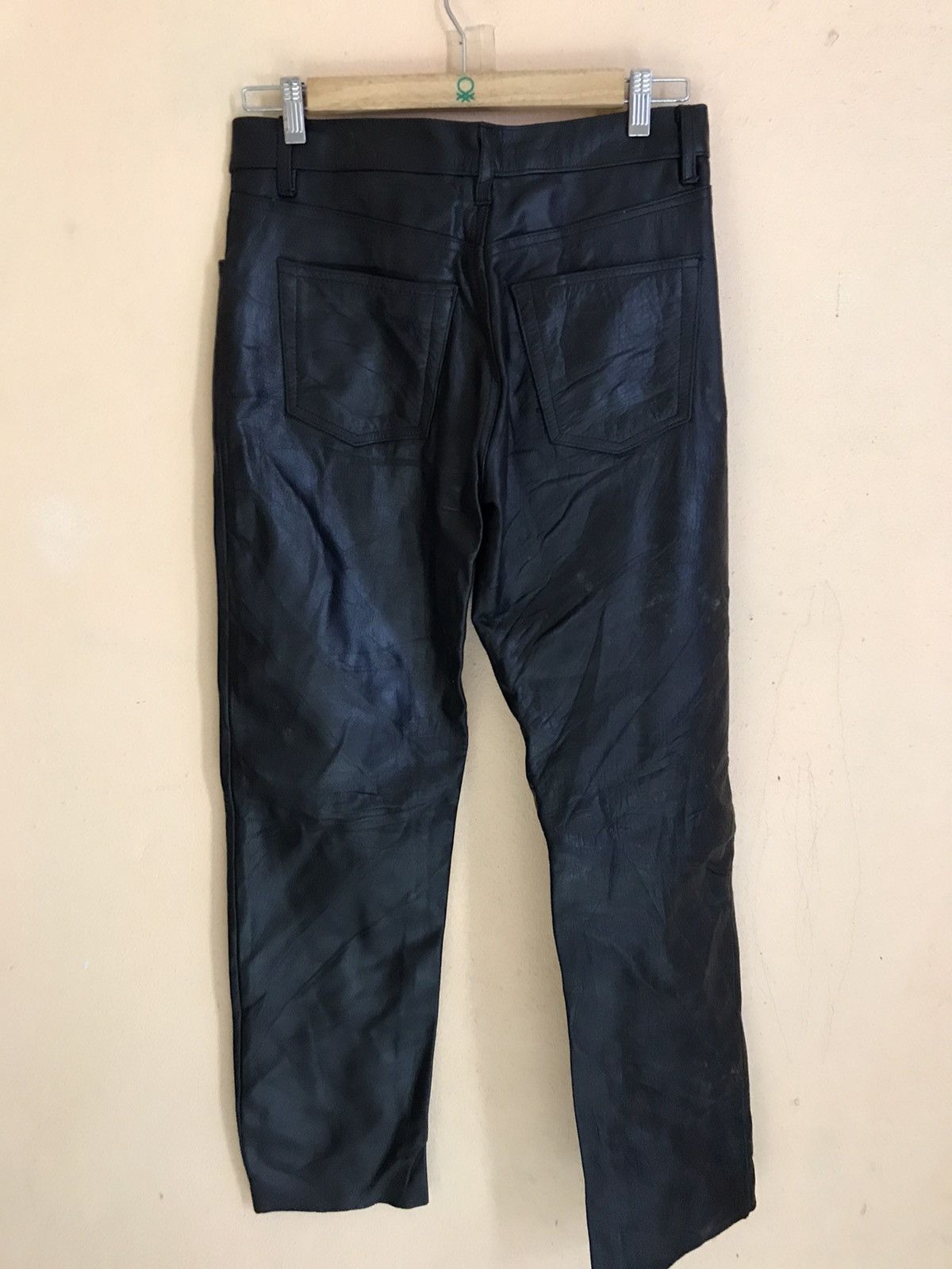 If Six Was Nine LEATHER PANTS STREETFASHION Size US 31 - 8 Thumbnail