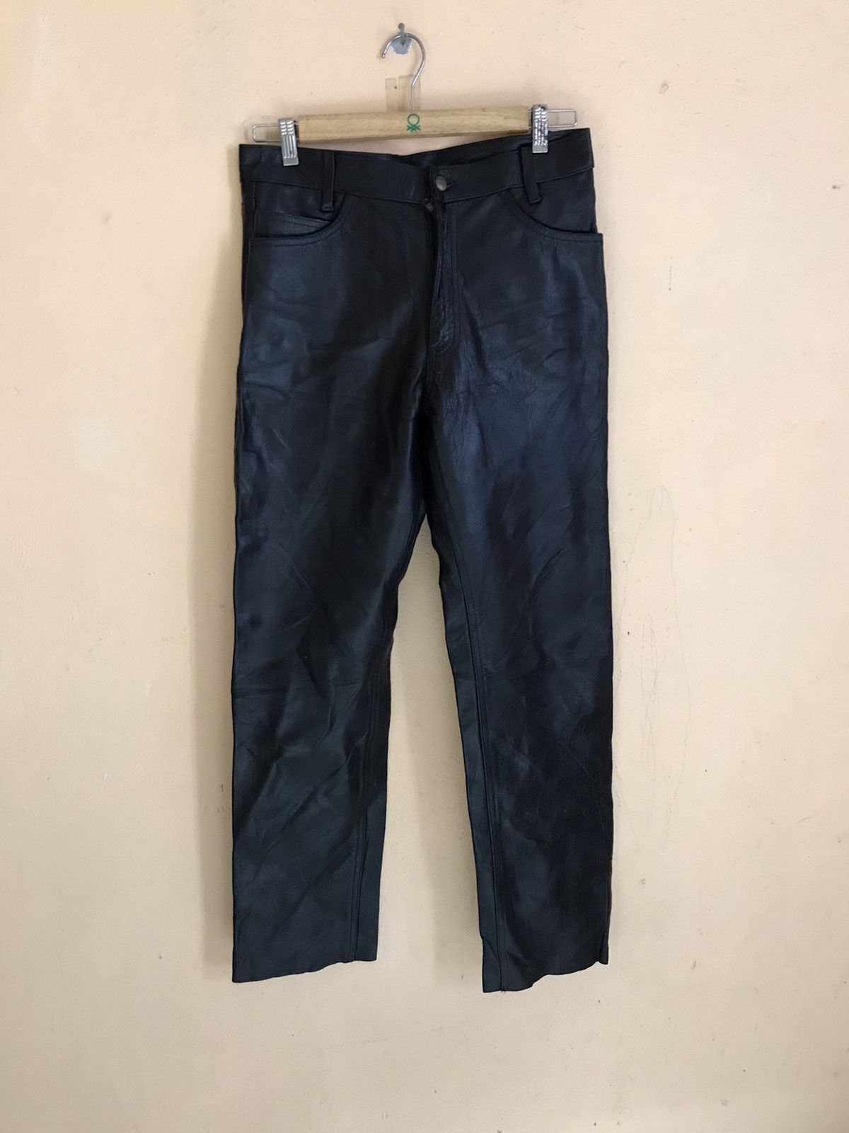 If Six Was Nine LEATHER PANTS STREETFASHION Size US 31 - 2 Thumbnail