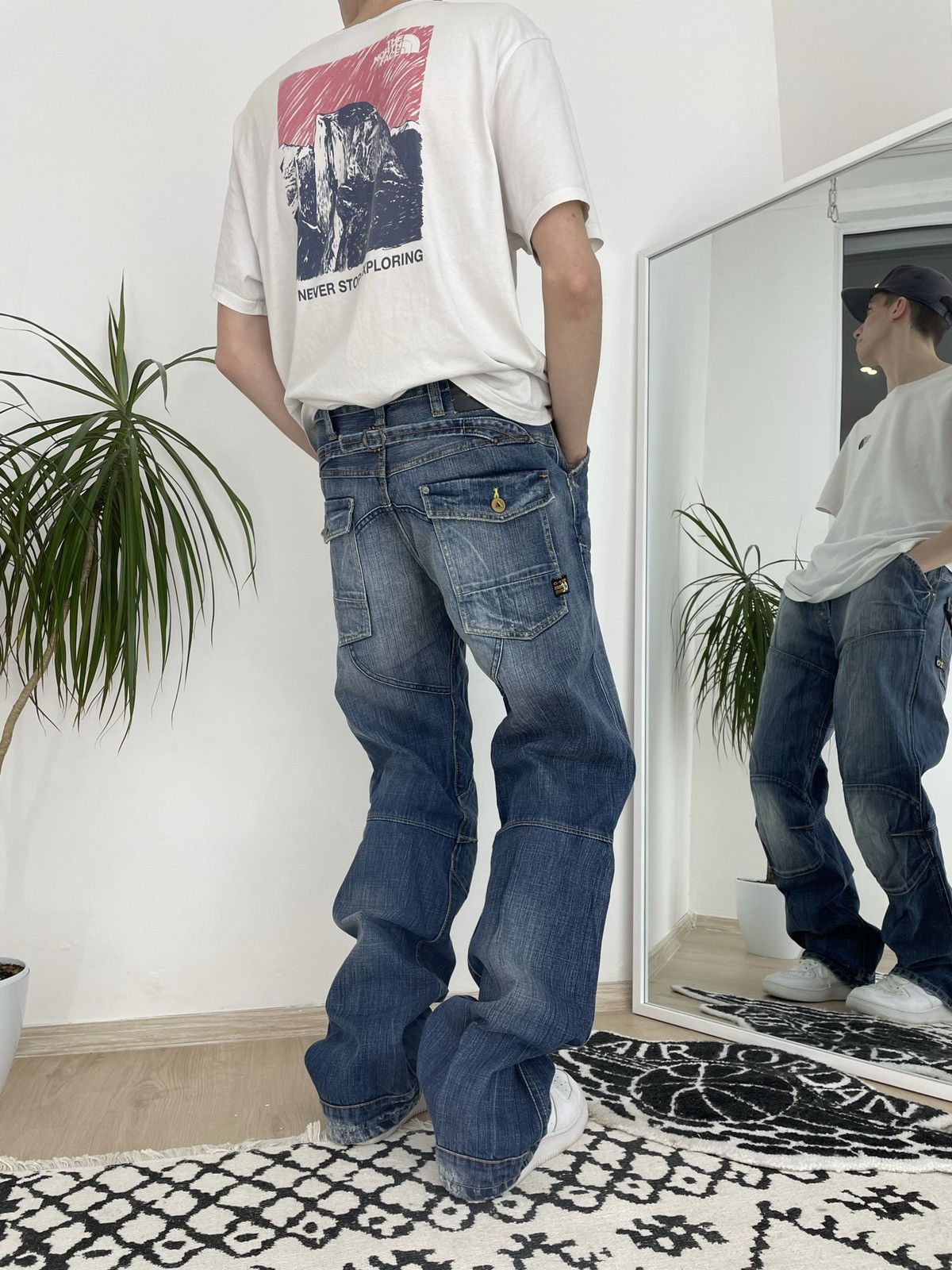 G-Star Vintage G Star Raw jeans Double Knee Elwood Size US 36 / EU 52 - 4 Thumbnail