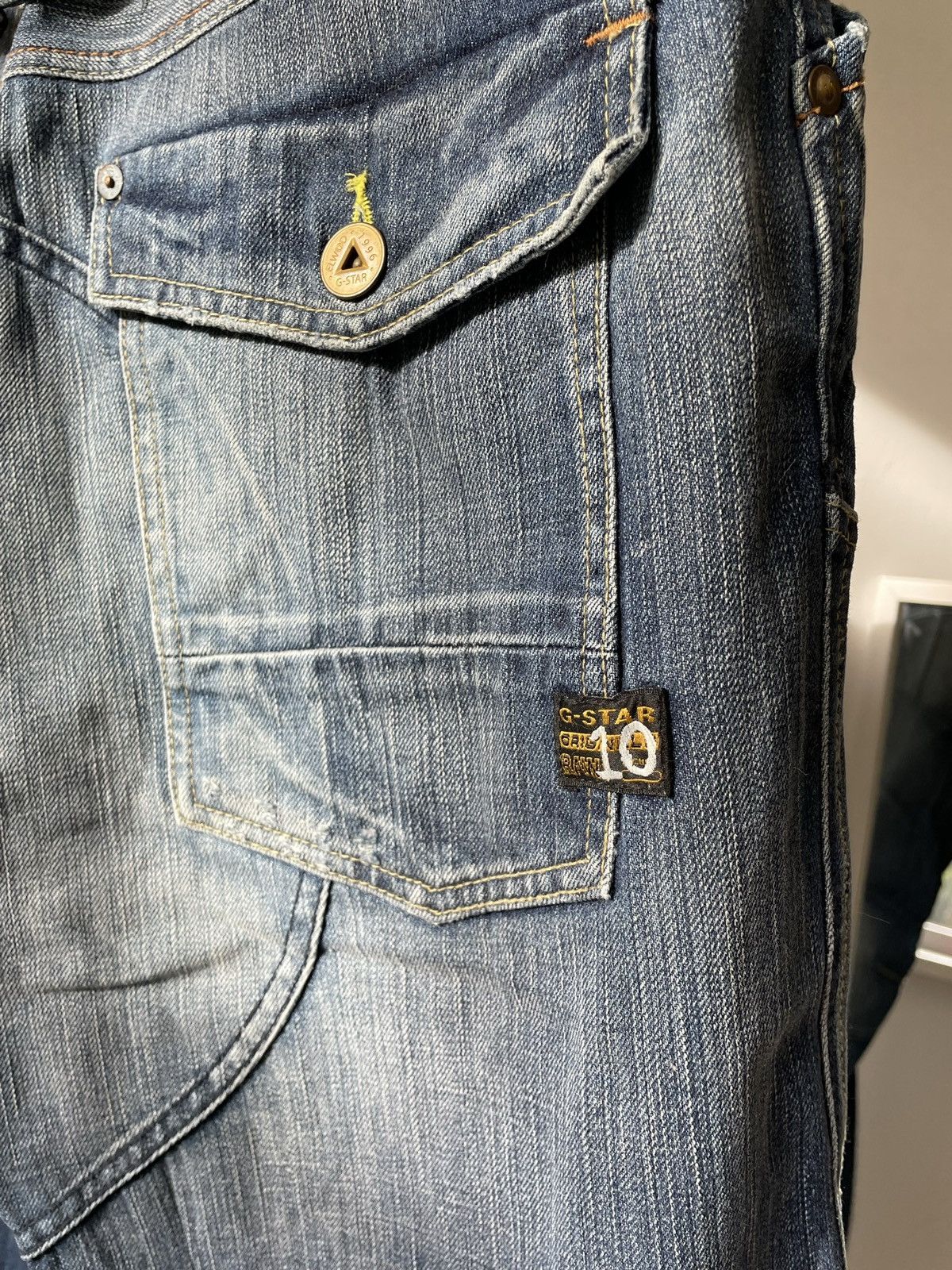 G-Star Vintage G Star Raw jeans Double Knee Elwood Size US 36 / EU 52 - 10 Thumbnail