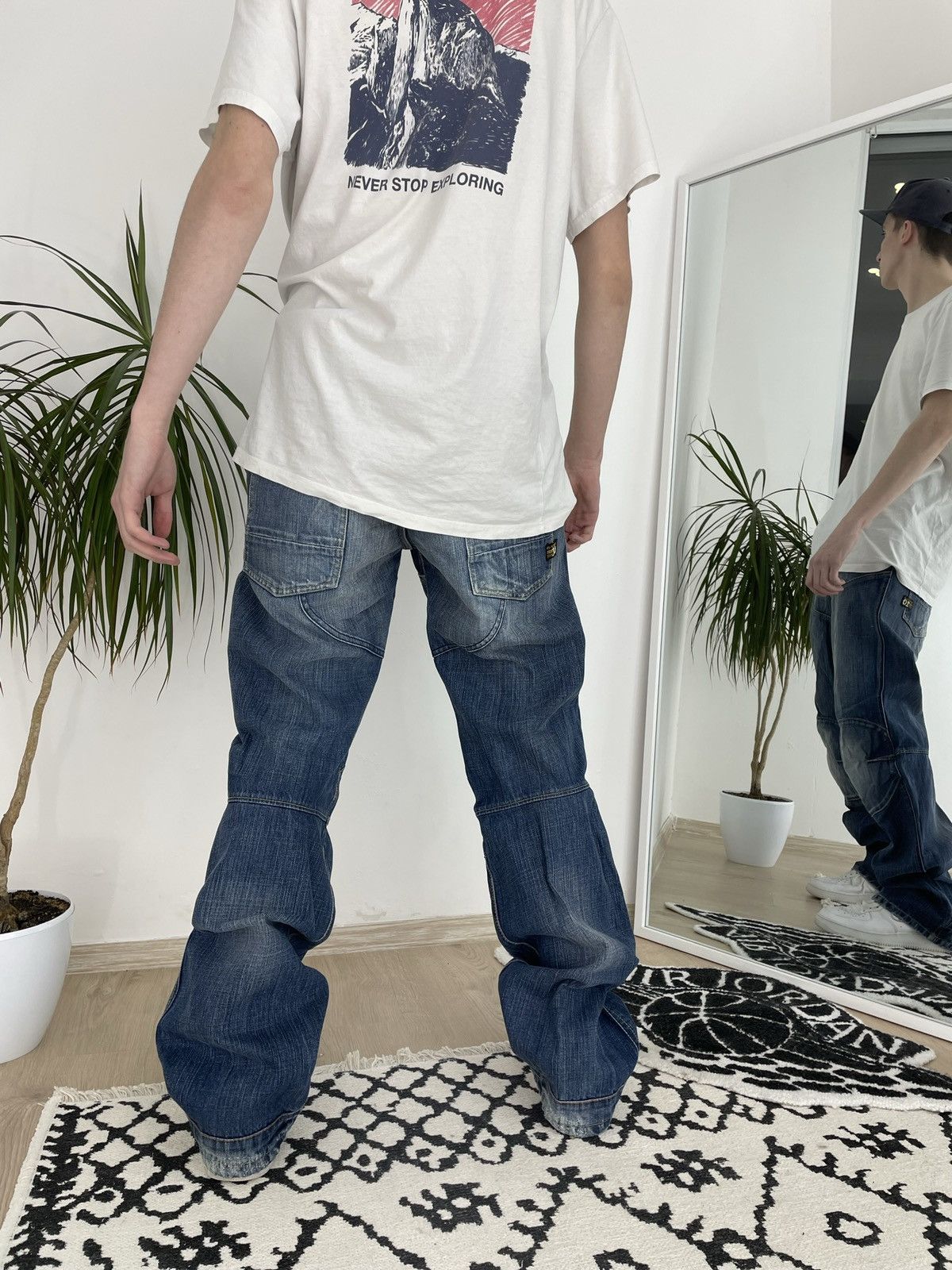 G-Star Vintage G Star Raw jeans Double Knee Elwood Size US 36 / EU 52 - 3 Thumbnail