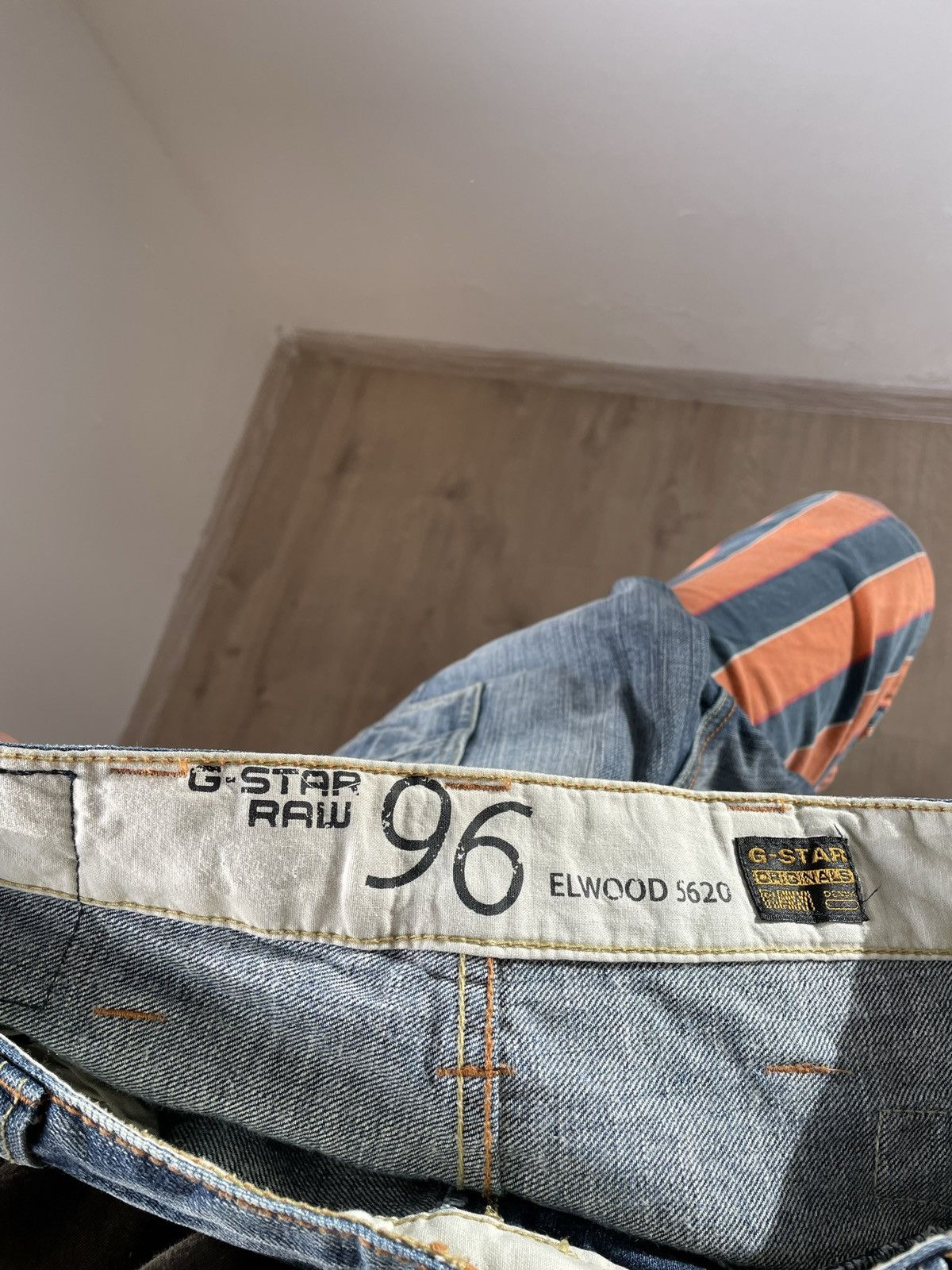 G-Star Vintage G Star Raw jeans Double Knee Elwood Size US 36 / EU 52 - 11 Thumbnail