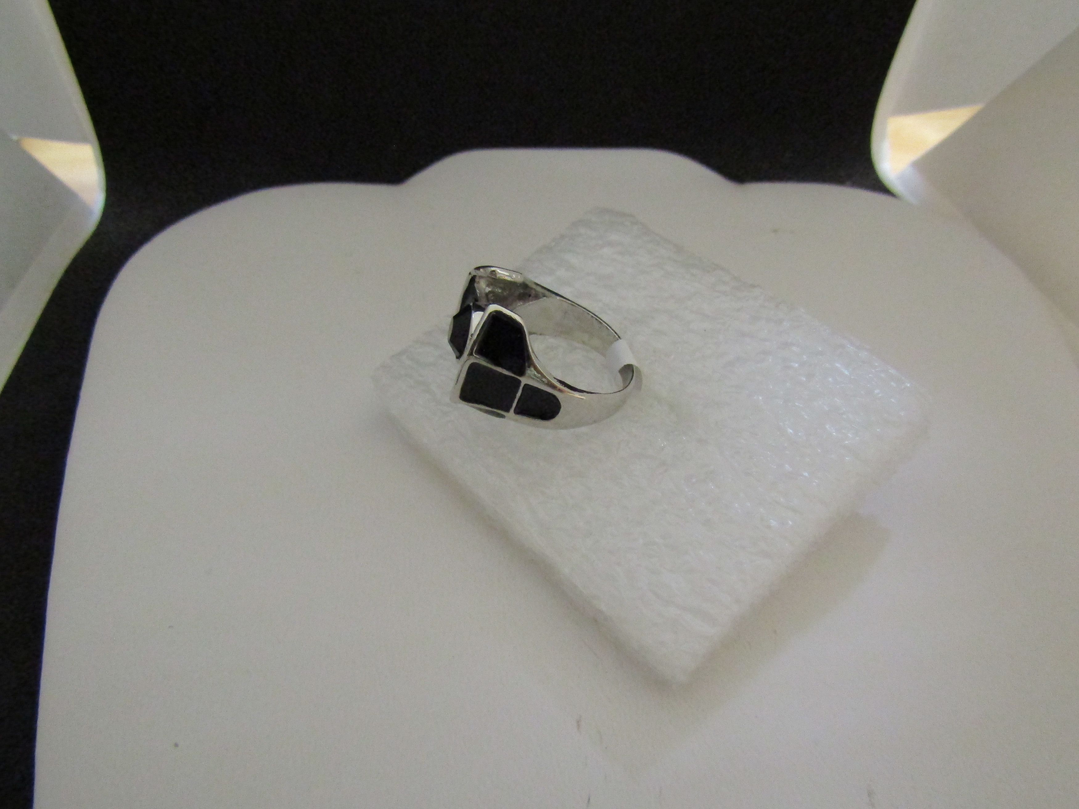 Other Black Cz Starship Tibetan Silver Ring - Size 7.25 Size ONE SIZE - 4 Thumbnail