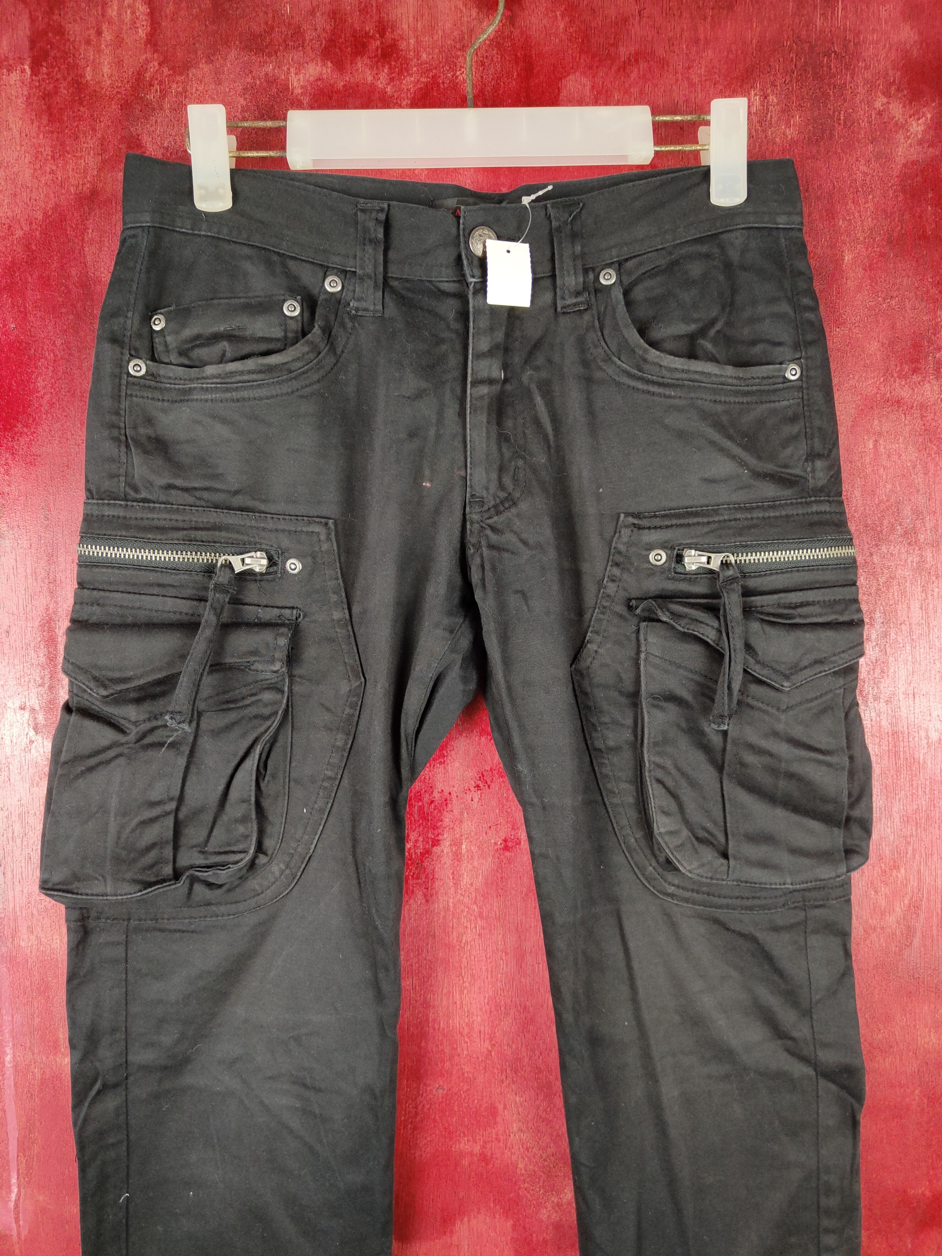 Japanese Brand DL Lax Outfitters seditionaries streetwear cargo Pants #4371 Size US 28 / EU 44 - 2 Thumbnail