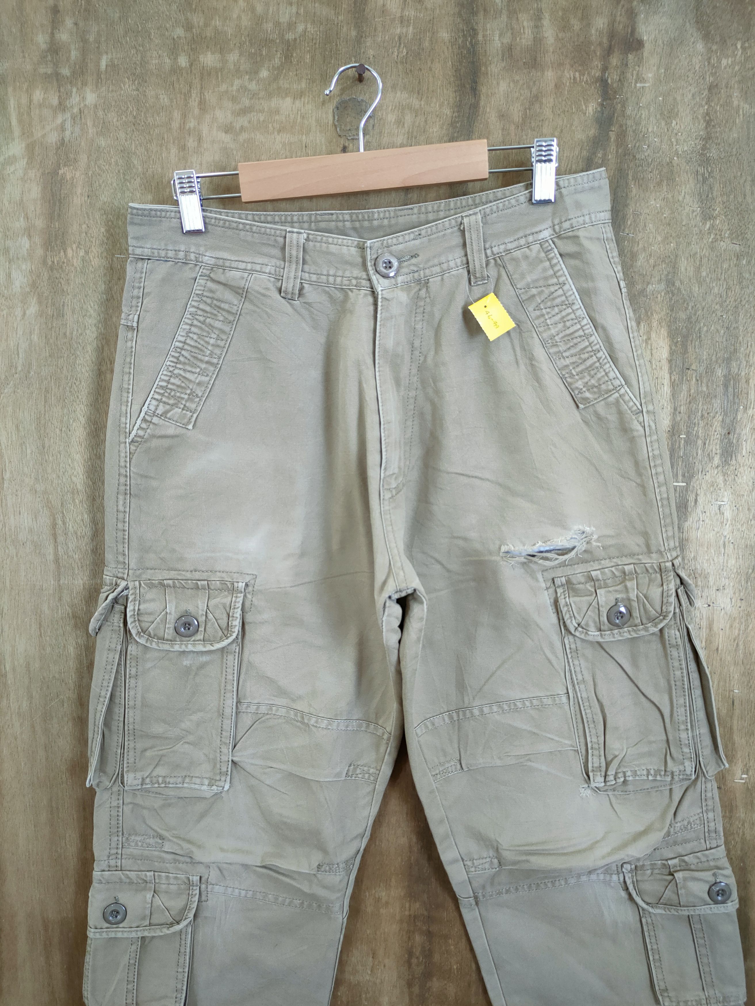 Japanese Brand 10 pockets Japan utility tactical cargo pants #46-713 Size US 30 / EU 46 - 4 Thumbnail