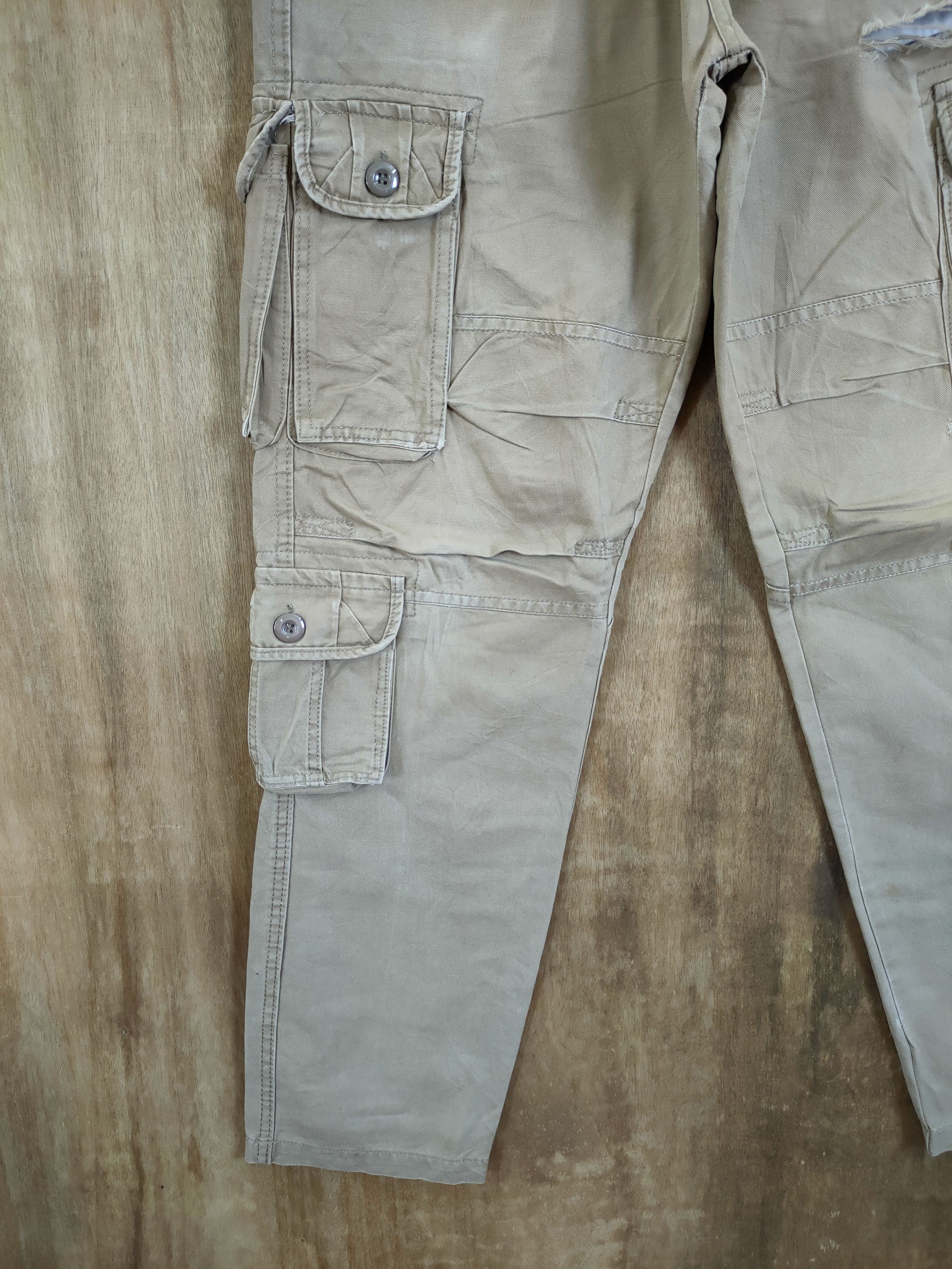 Japanese Brand 10 pockets Japan utility tactical cargo pants #46-713 Size US 30 / EU 46 - 3 Thumbnail