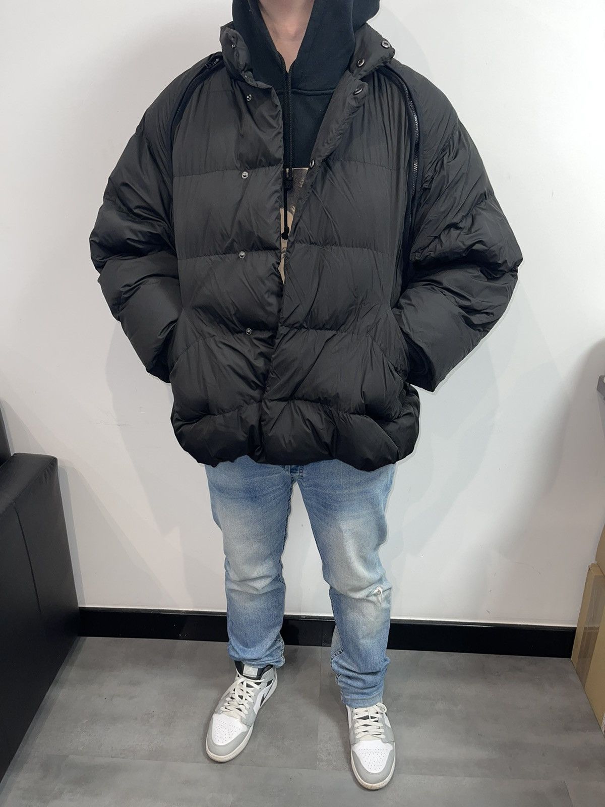 Henrik Vibskov DSWT! Henrik Vibskov Artwork Zipped Puffer Jacket Size US M / EU 48-50 / 2 - 7 Thumbnail
