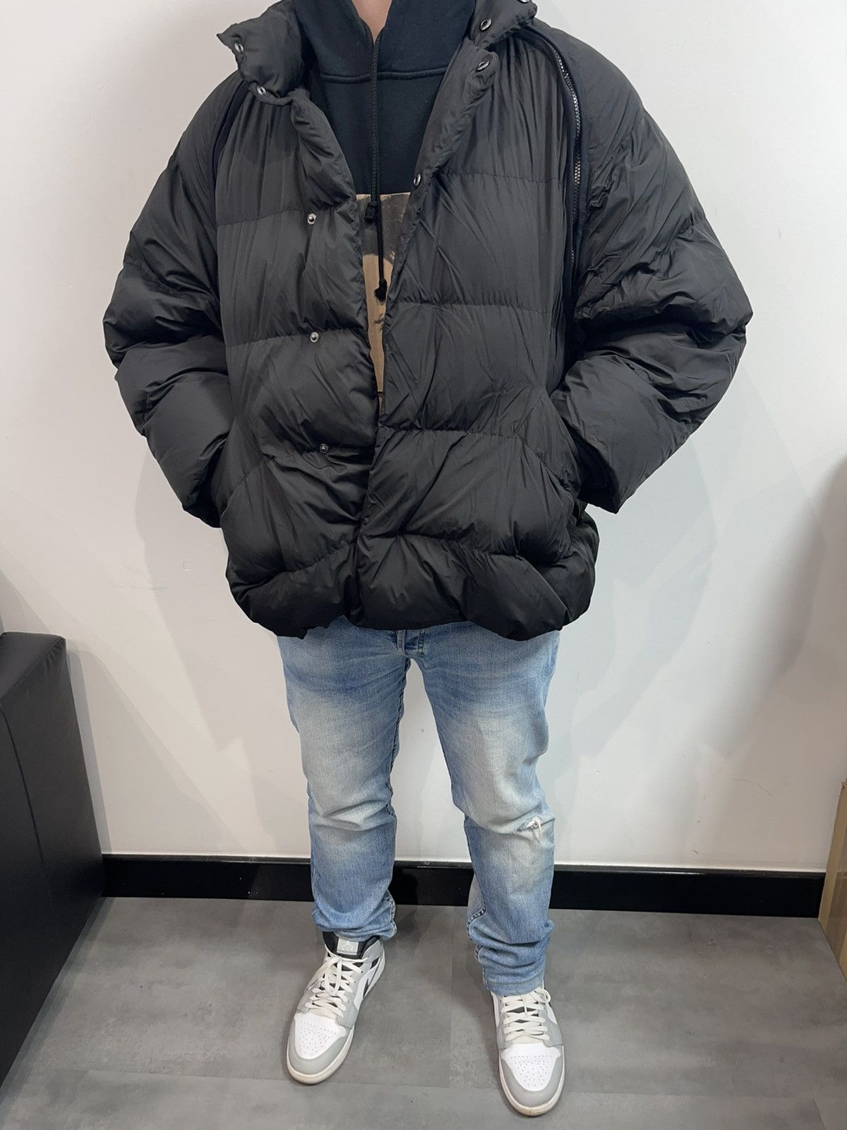 Henrik Vibskov DSWT! Henrik Vibskov Artwork Zipped Puffer Jacket Size US M / EU 48-50 / 2 - 6 Thumbnail