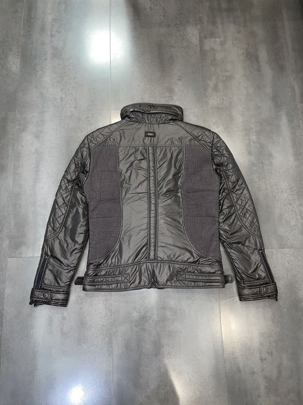 Dolce & Gabbana Dolce & Gabbana Aviator Biker Techincal Jacket Size US L / EU 52-54 / 3 - 17 Thumbnail