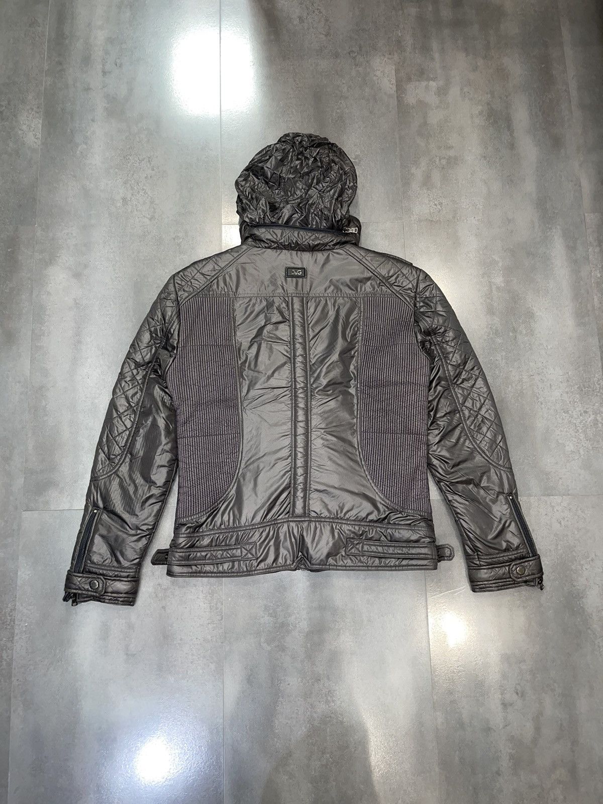 Dolce & Gabbana Dolce & Gabbana Aviator Biker Techincal Jacket Size US L / EU 52-54 / 3 - 20 Thumbnail