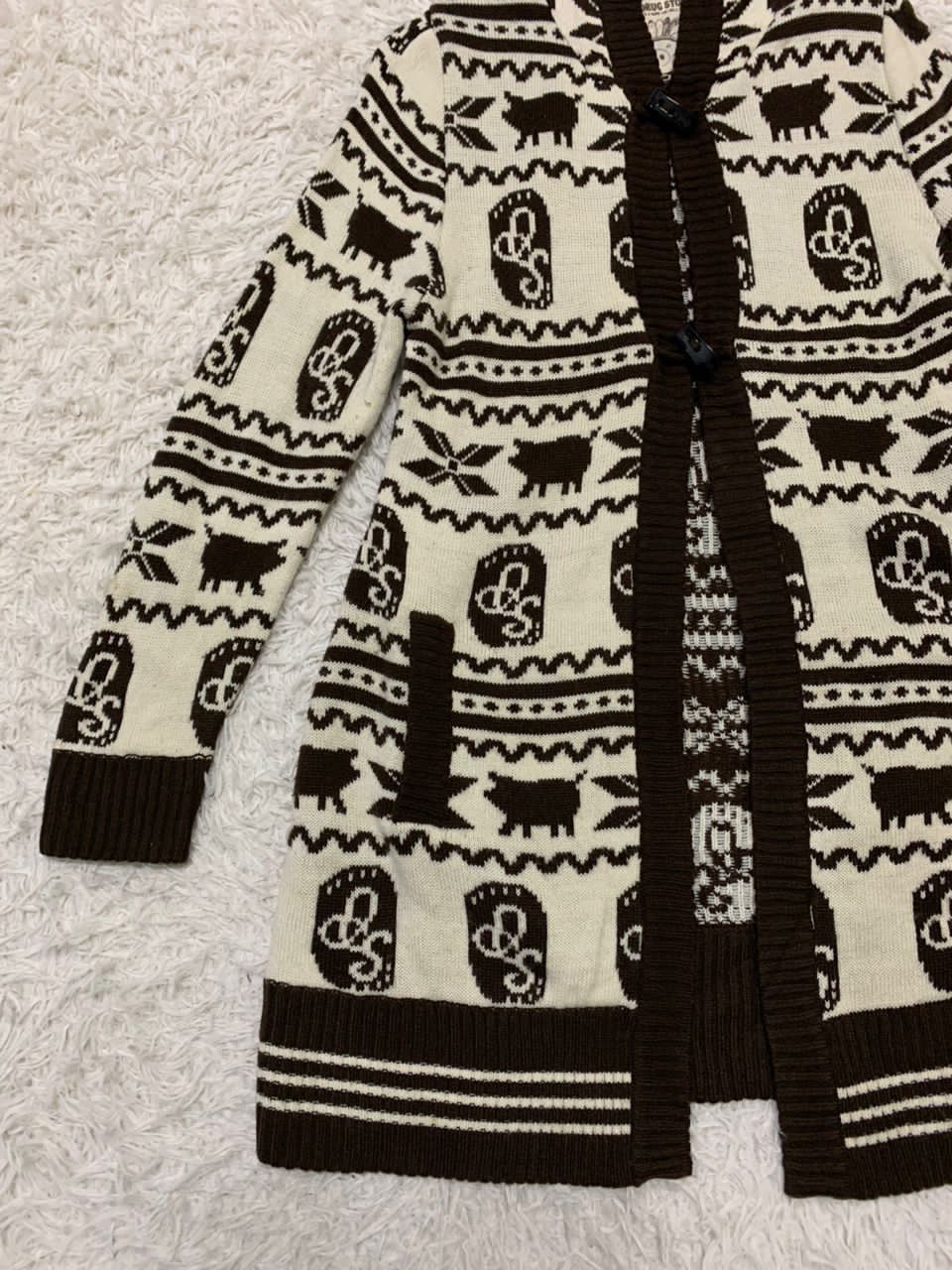 Japanese Brand Drug Store’s knit parka jacket Size US S / EU 44-46 / 1 - 4 Thumbnail