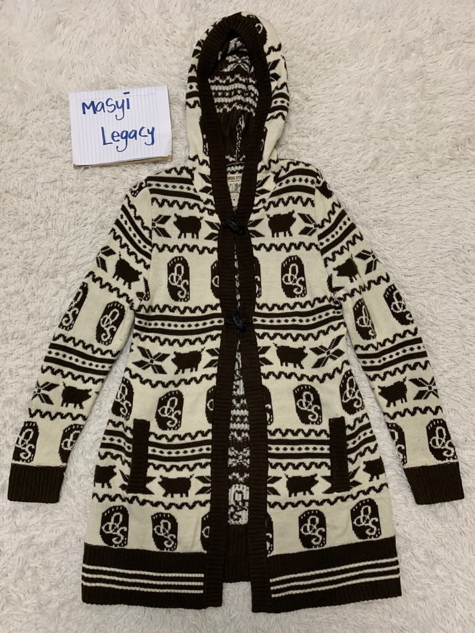 Japanese Brand Drug Store’s knit parka jacket Size US S / EU 44-46 / 1 - 1 Thumbnail
