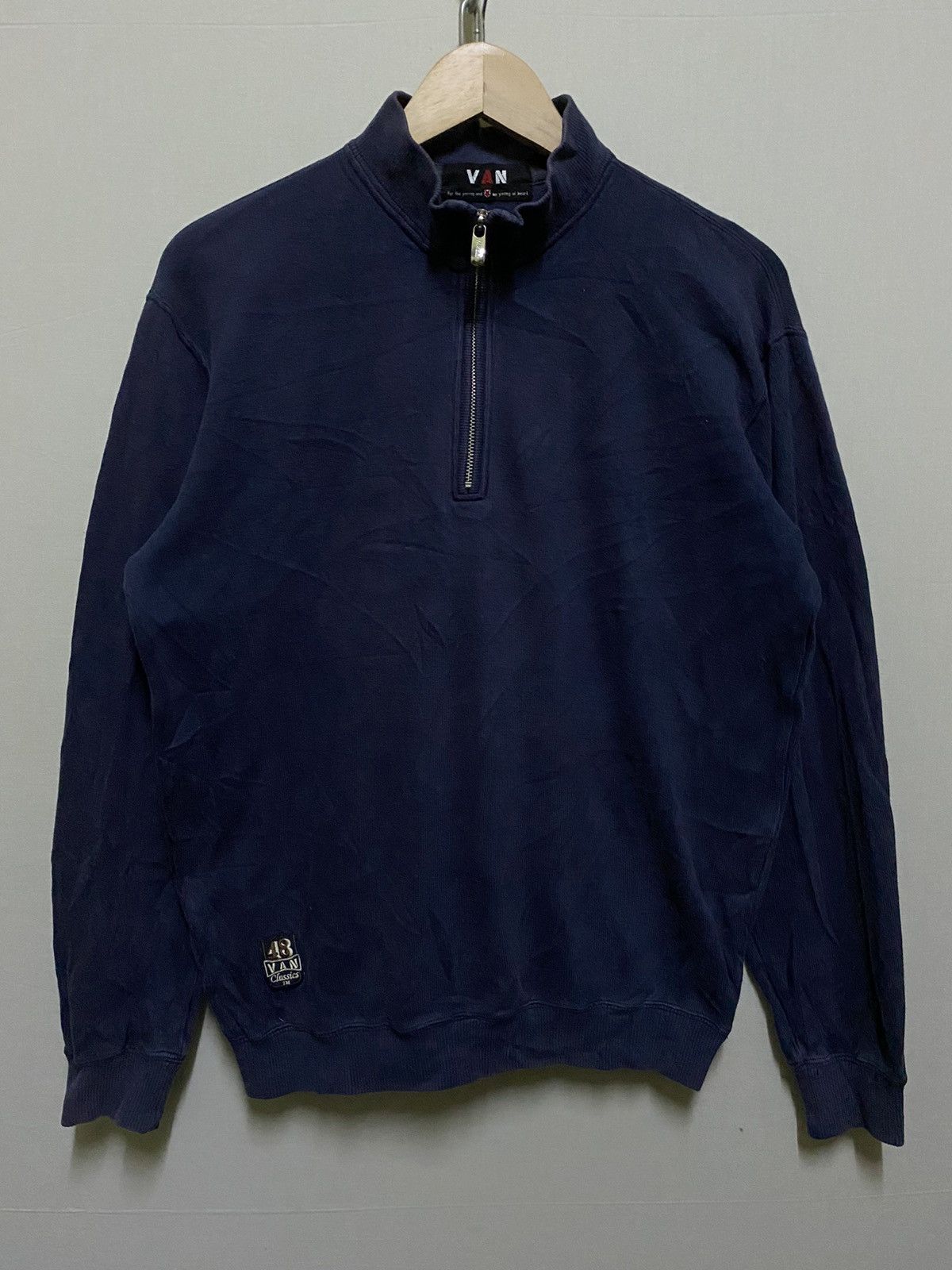 Japanese Brand Van Jac Pullover Sweatshirt Embroidery Size US M / EU 48-50 / 2 - 2 Thumbnail