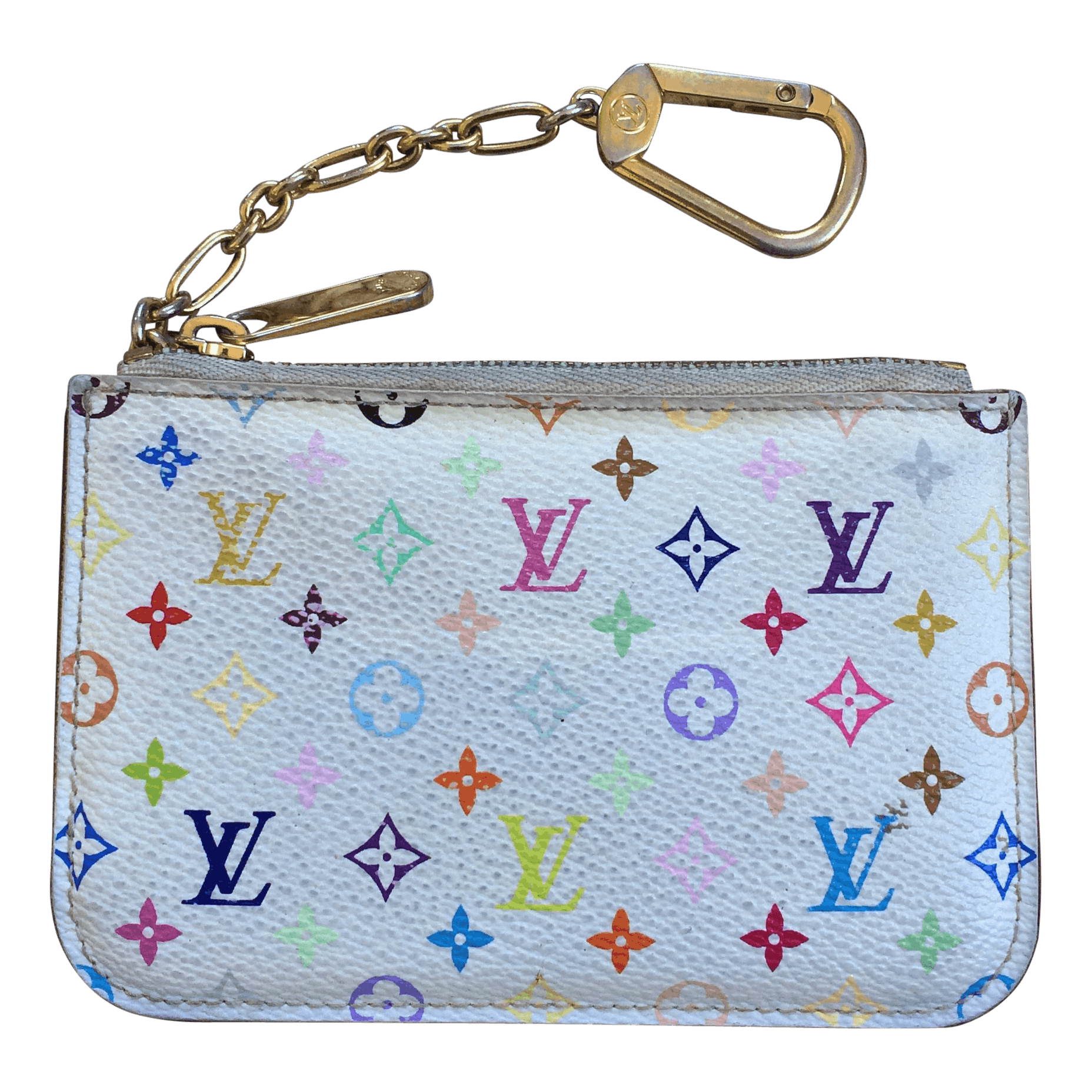 Louis Vuitton × Takashi Murakami S/S 2003 Louis Vuitton x Murakami Monogram Zip Pouch Wallet Size ONE SIZE - 1 Thumbnail