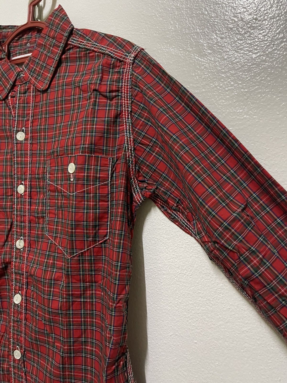 Japanese Brand Nanamica Tartan Shirt Long Sleeve Japan Size US S / EU 44-46 / 1 - 4 Thumbnail