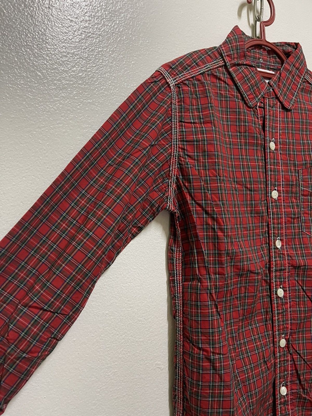 Japanese Brand Nanamica Tartan Shirt Long Sleeve Japan Size US S / EU 44-46 / 1 - 2 Thumbnail