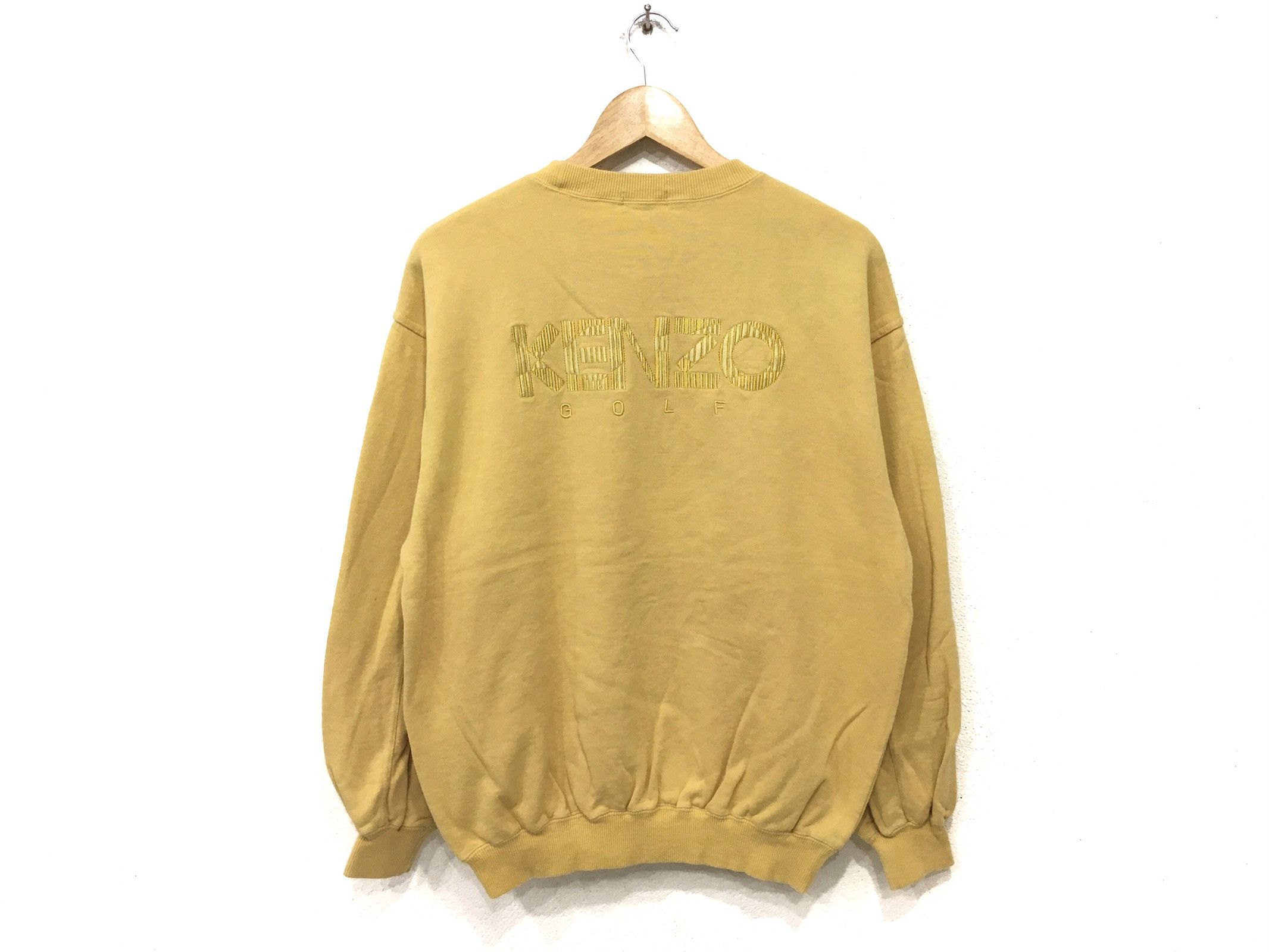 image of Kenzo Golf Sweatshirt in Yellow, Men's (Size Medium)
