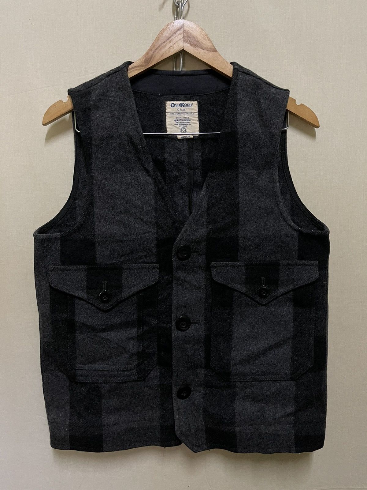 Oshkosh Oshkosh Wool Vest Size US M / EU 48-50 / 2 - 1 Thumbnail