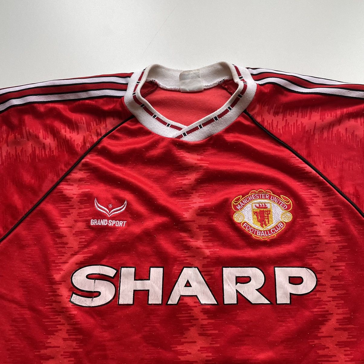 Vintage Vintage Manchester United Grand Sport Soccer Jersey XL Rare Size US XL / EU 56 / 4 - 2 Thumbnail