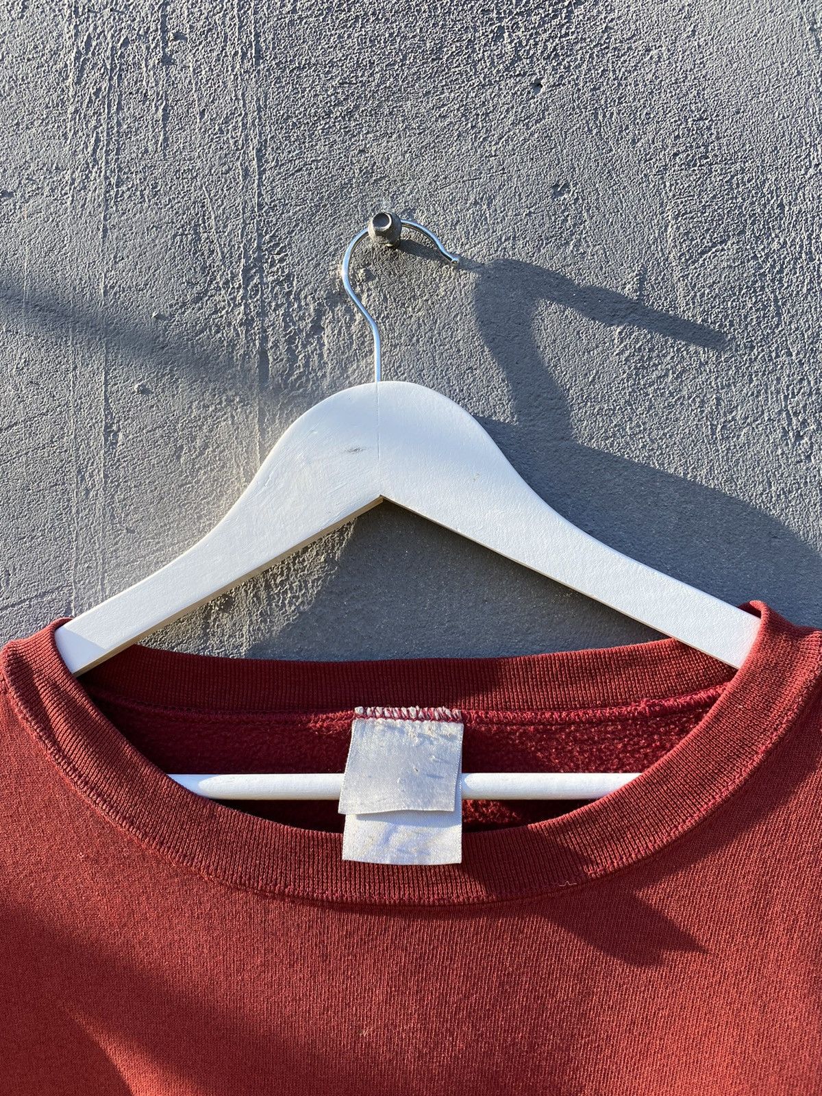 Nike 🍒 Vintage 90s NIKE Grey Tag Mini Swoosh Faded Sweatshirt Size US XL / EU 56 / 4 - 5 Thumbnail
