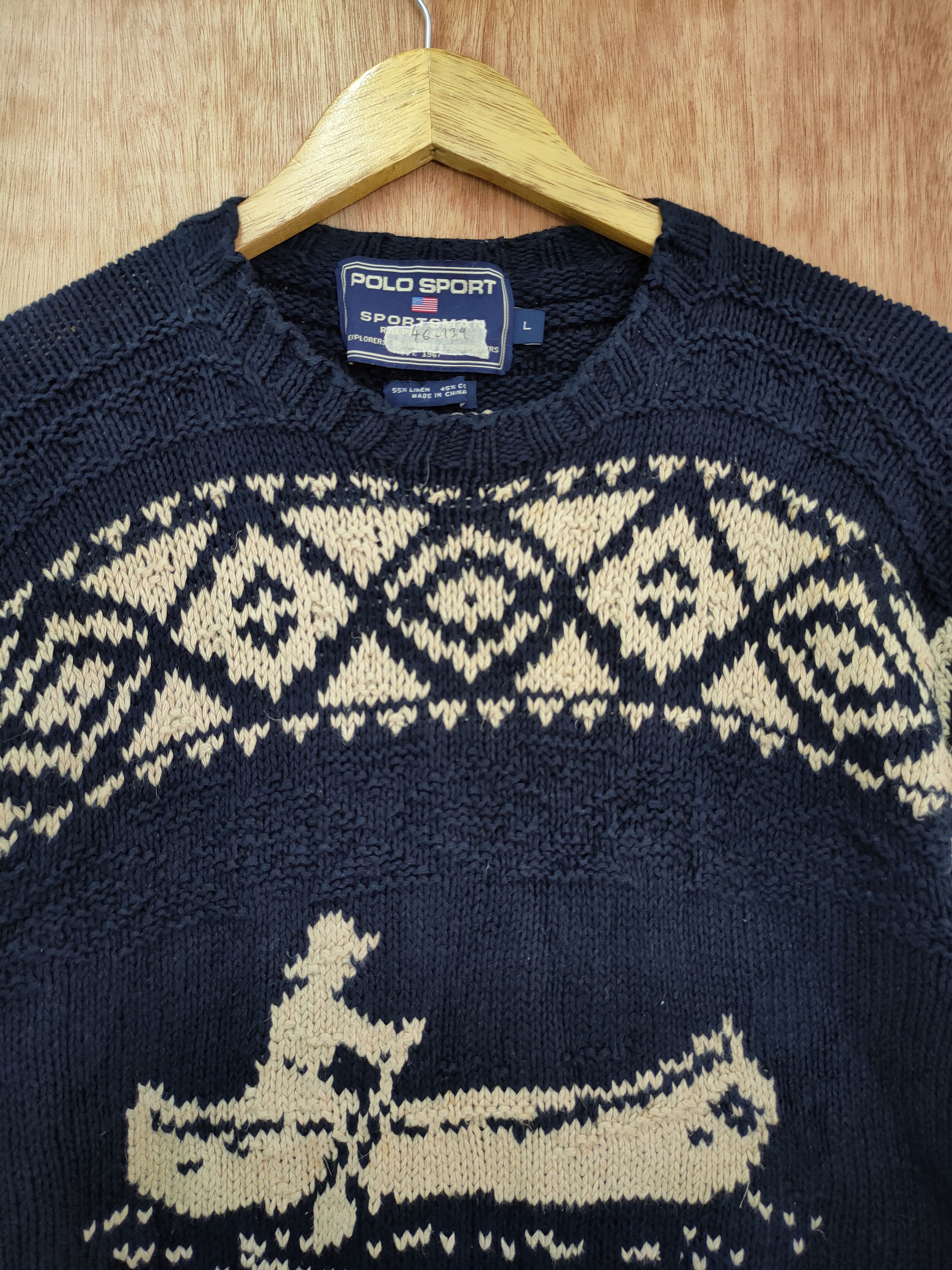 Ralph Lauren Ralph Lauren fisherman handknit knitwear #46-139DLL Size US L / EU 52-54 / 3 - 4 Thumbnail