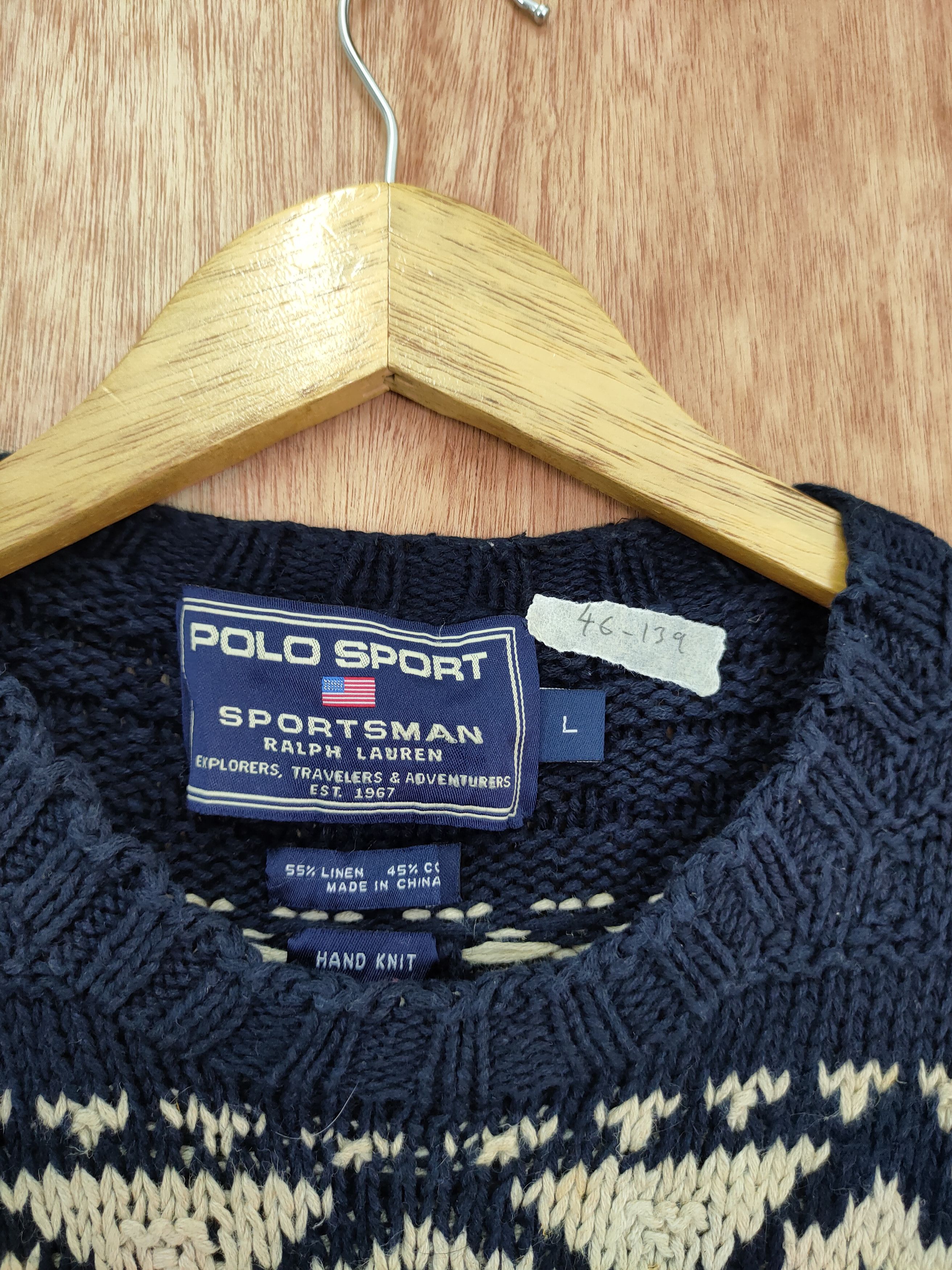 Ralph Lauren Ralph Lauren fisherman handknit knitwear #46-139DLL Size US L / EU 52-54 / 3 - 5 Thumbnail