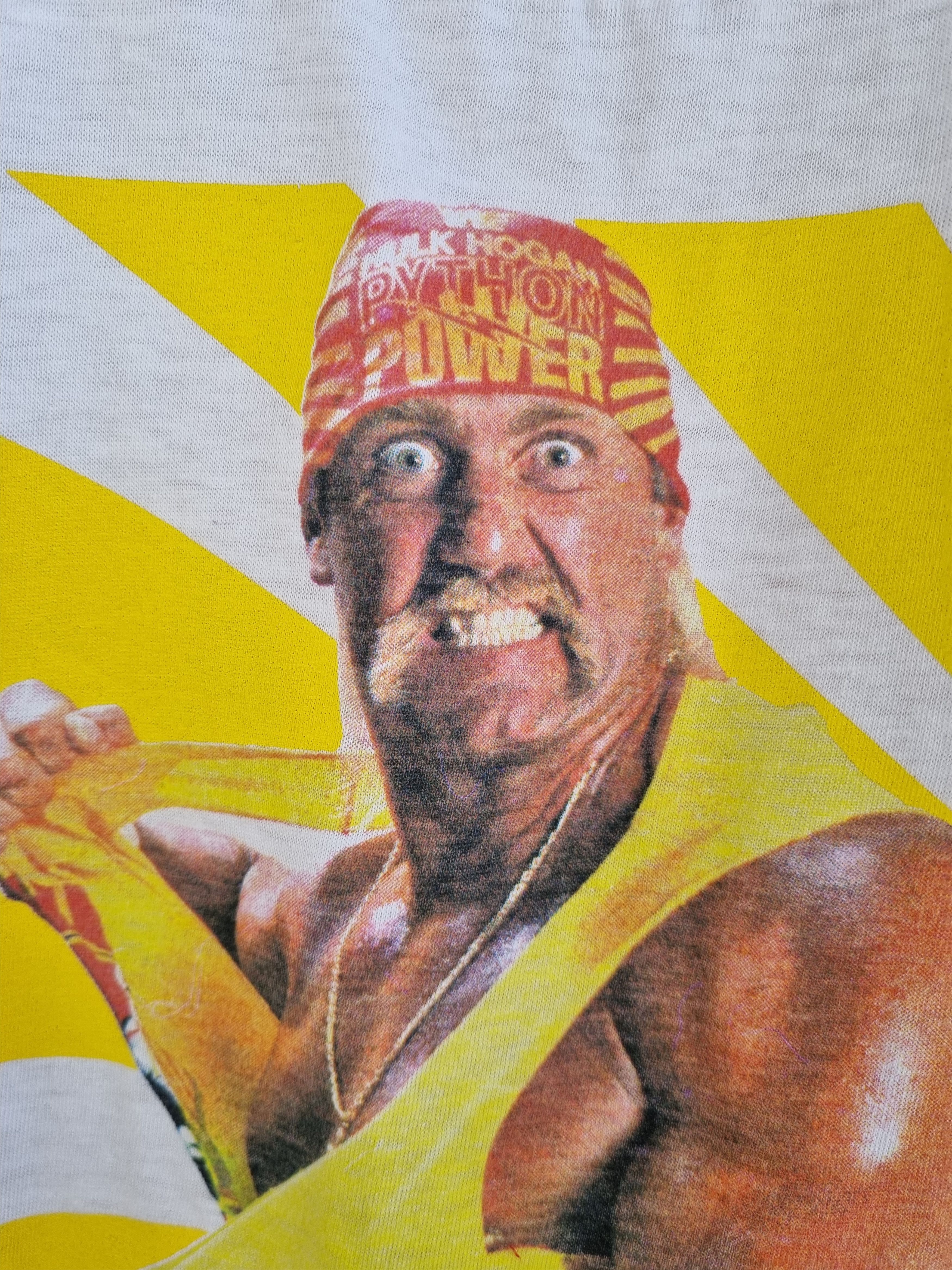 Vintage × WWE × WWF 1992 Hulk Hogan Portrait Print European Rampage Tour Size US L / EU 52-54 / 3 - 2 Thumbnail