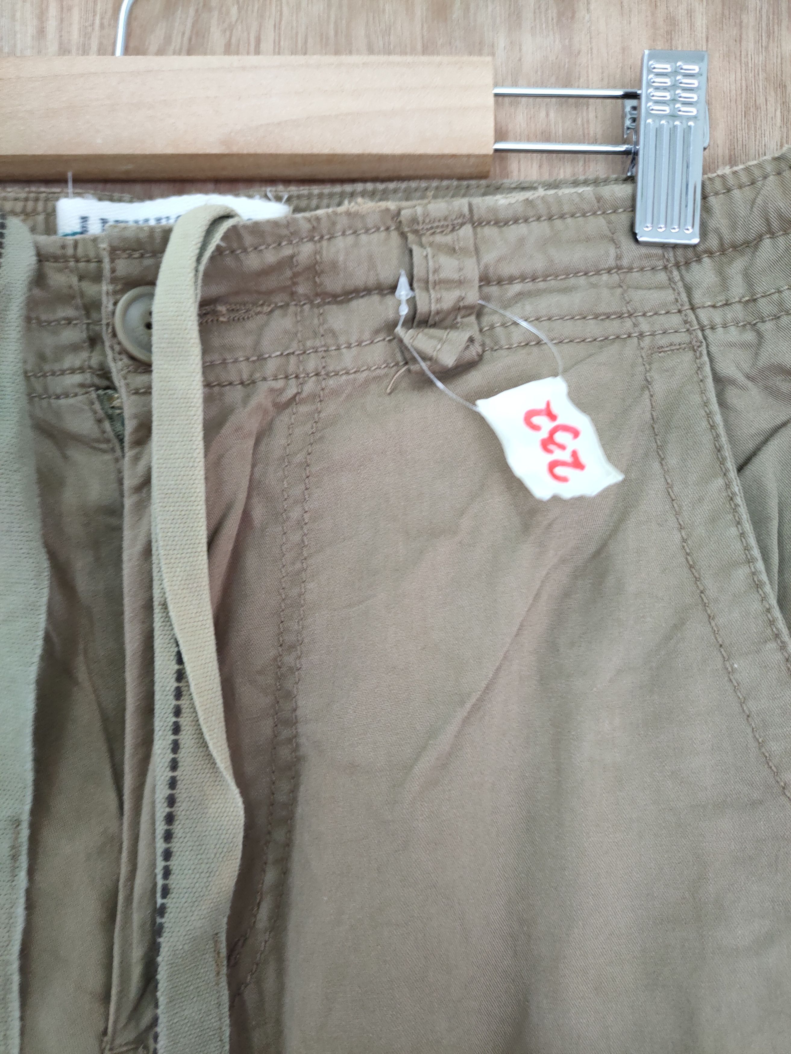 Japanese Brand DL Litmus jeans brown multipocket tactical cargo pants #232 Size US 30 / EU 46 - 4 Thumbnail