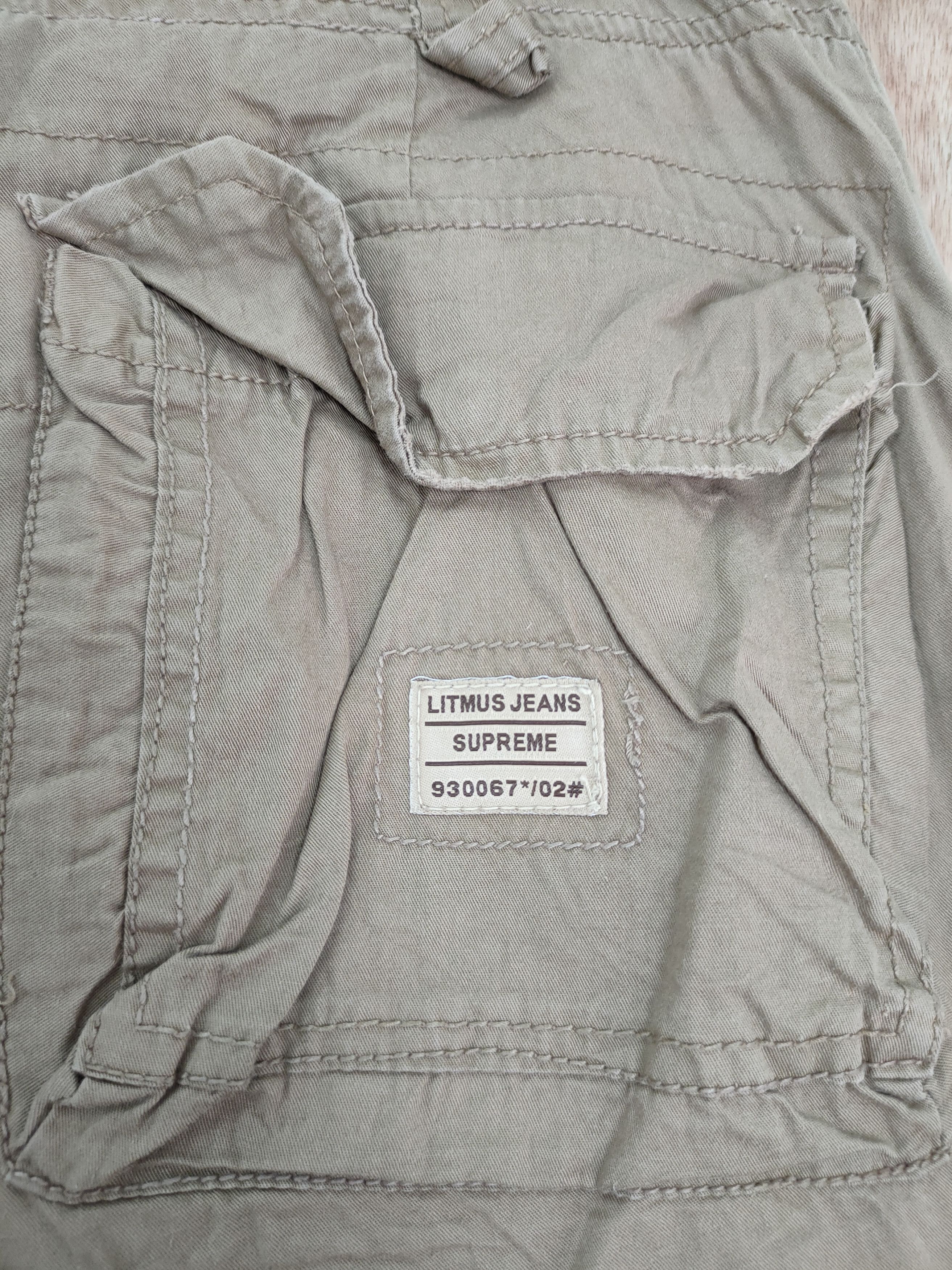 Japanese Brand DL Litmus jeans brown multipocket tactical cargo pants #232 Size US 30 / EU 46 - 9 Thumbnail