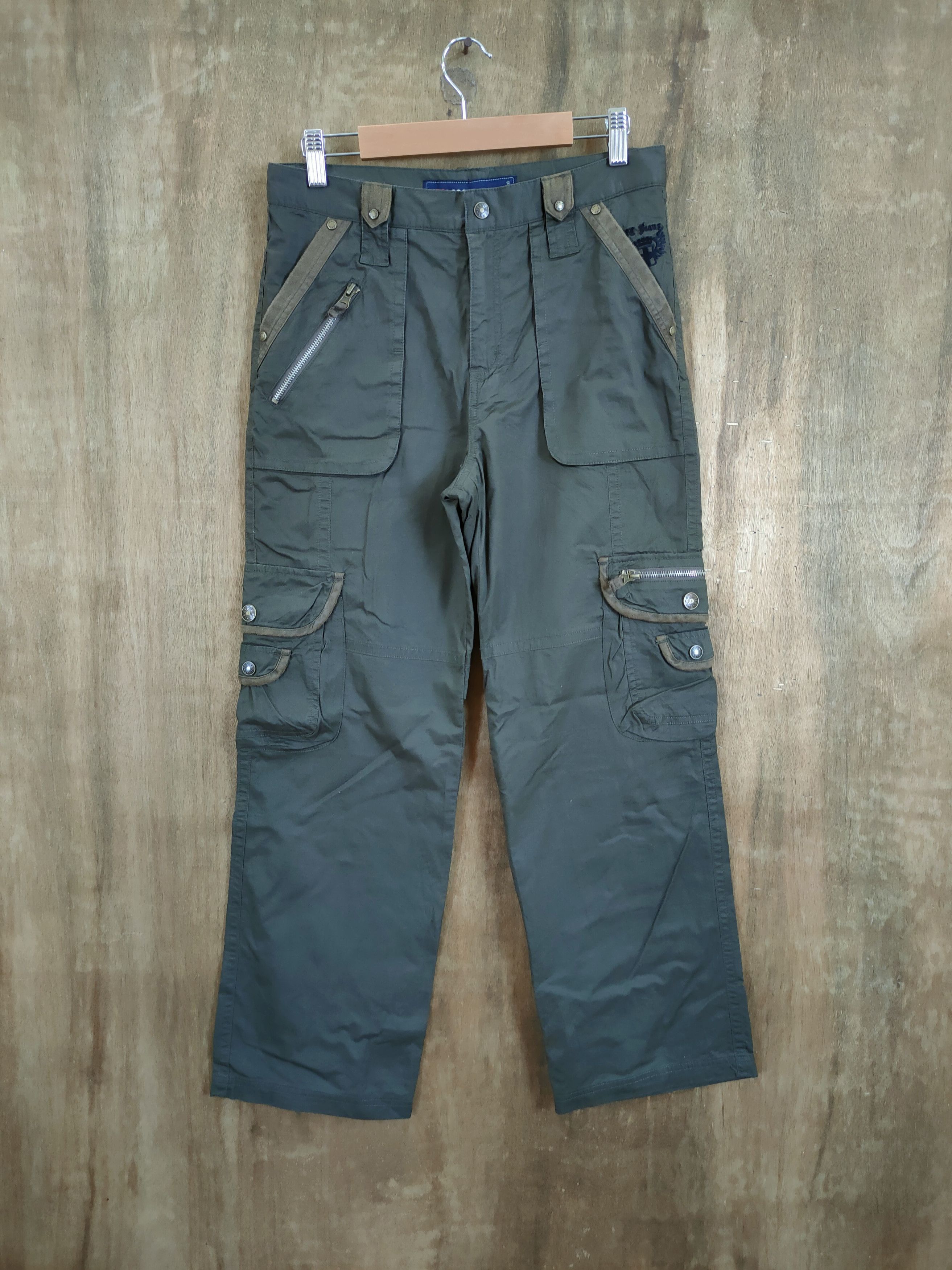 image of Seditionaries J.cosi Multipocket Utility Japan Cargo Pants 46-796 in Green, Men's (Size 30)