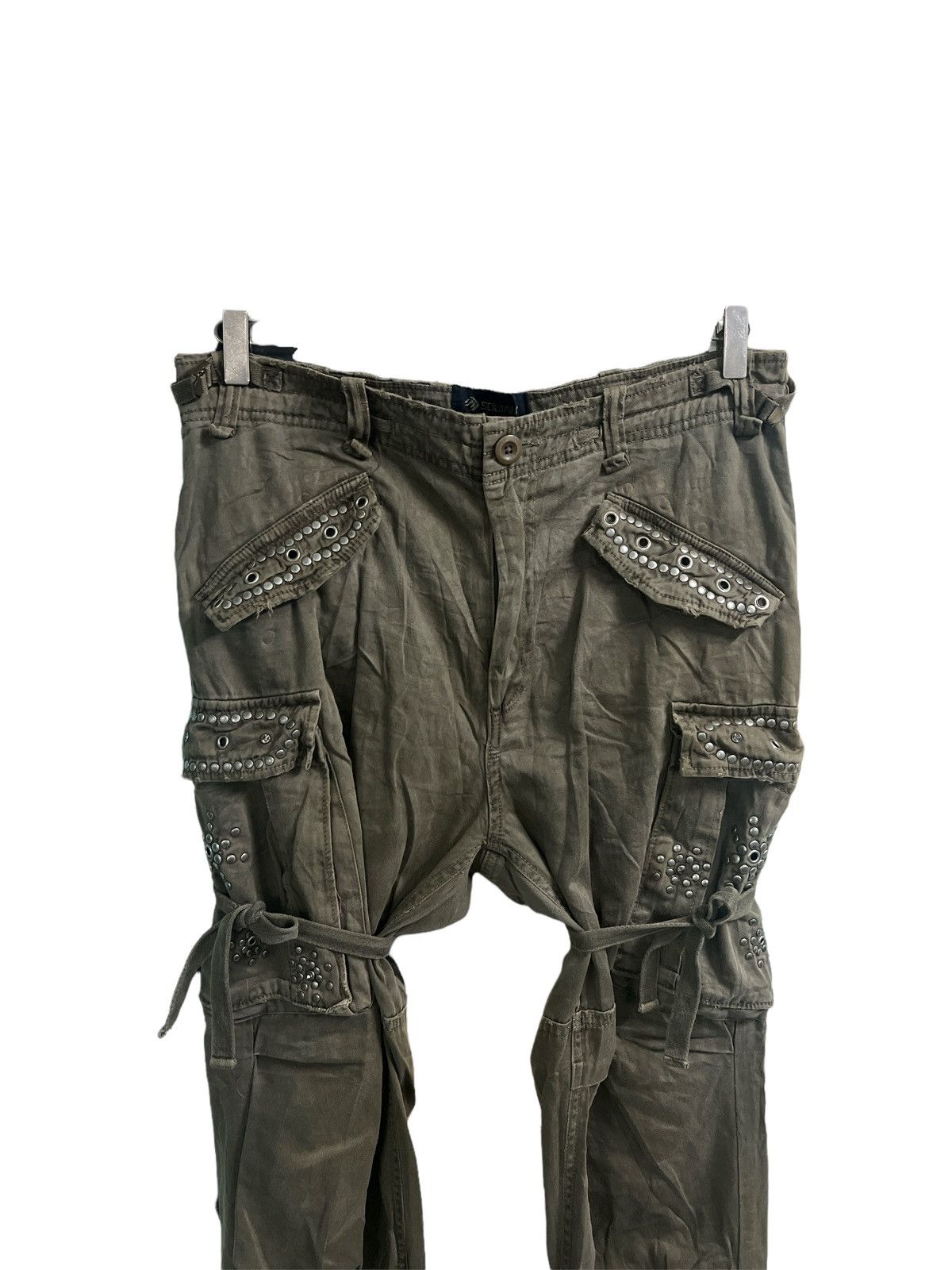 Japanese Brand SICK🔥STUDDED BOUNDAGE PARACHUTE PUNK STYLE Size US 34 / EU 50 - 1 Thumbnail