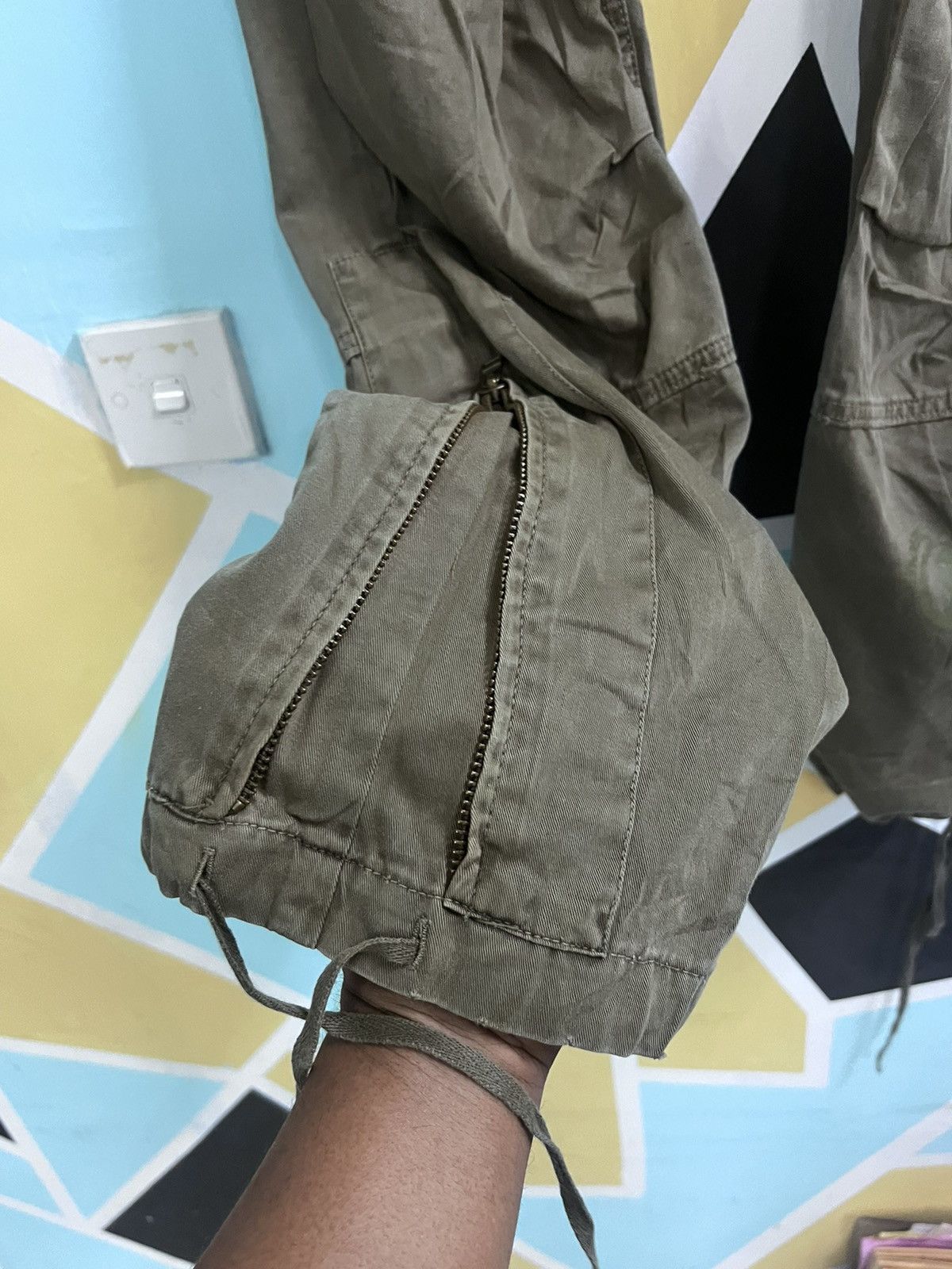 Japanese Brand SICK🔥STUDDED BOUNDAGE PARACHUTE PUNK STYLE Size US 34 / EU 50 - 10 Thumbnail
