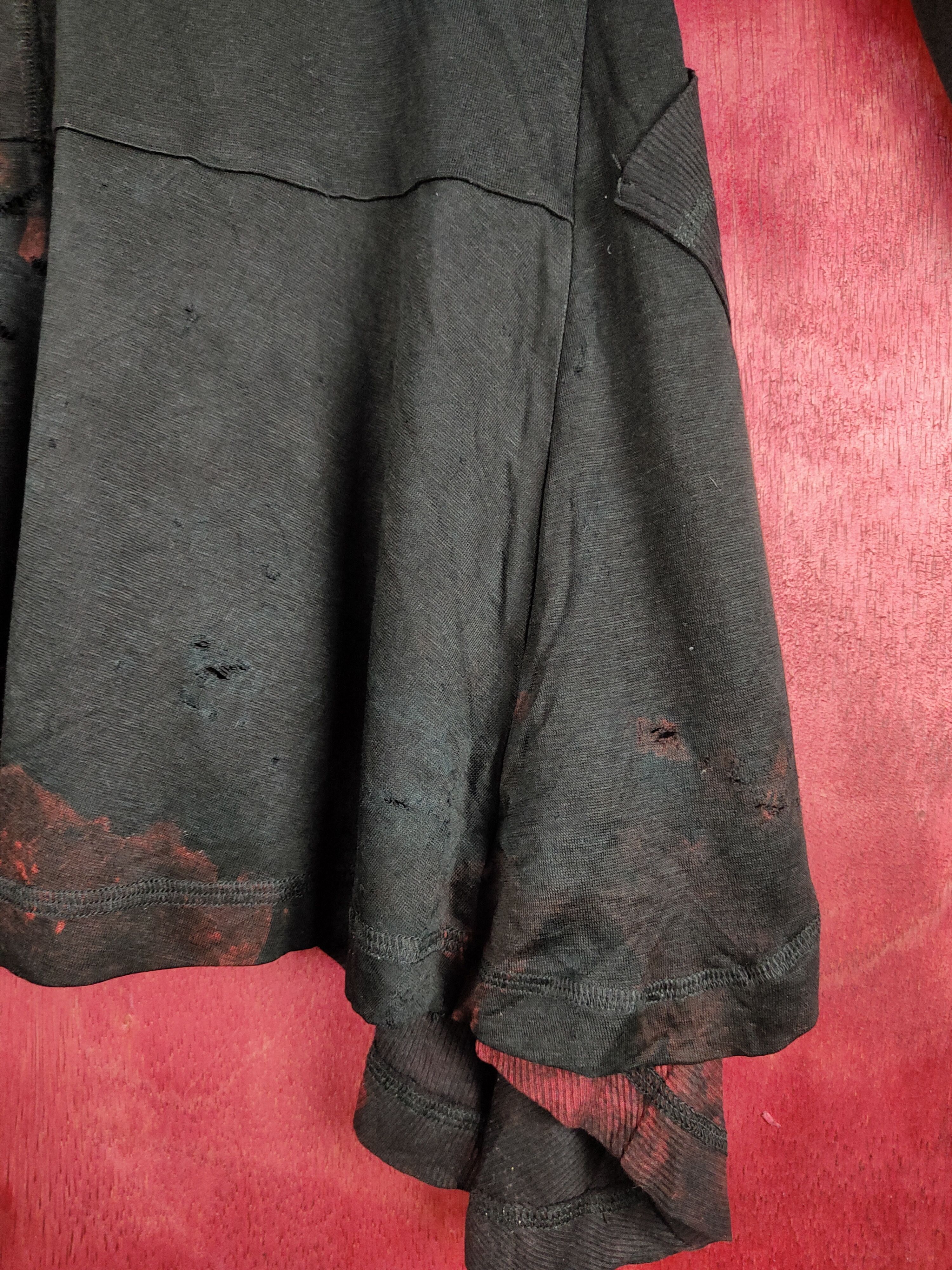 Japanese Brand DL Eterno Bellezza Cardigan ripped distressed punk #S344 Size S / US 4 / IT 40 - 13 Thumbnail
