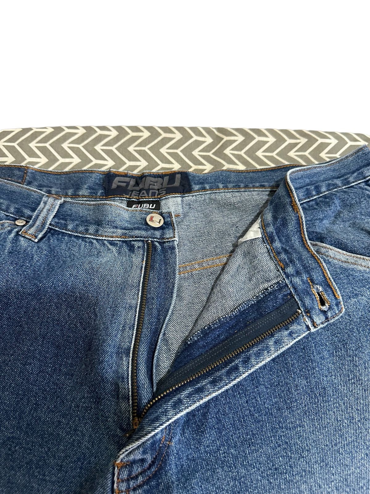 Fubu Baggy Jeans Vintage Fubu Baggy Denim Jeans Hip Hop Size US 39 - 15 Thumbnail