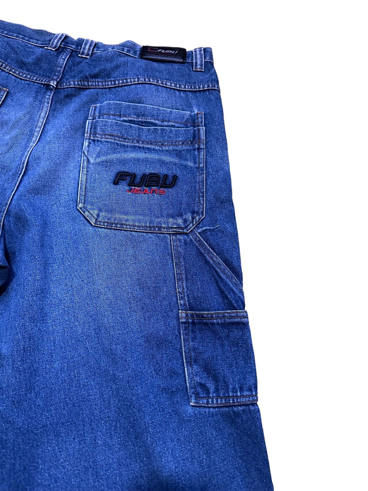 Fubu Baggy Jeans Vintage Fubu Baggy Denim Jeans Hip Hop Size US 39 - 4 Thumbnail
