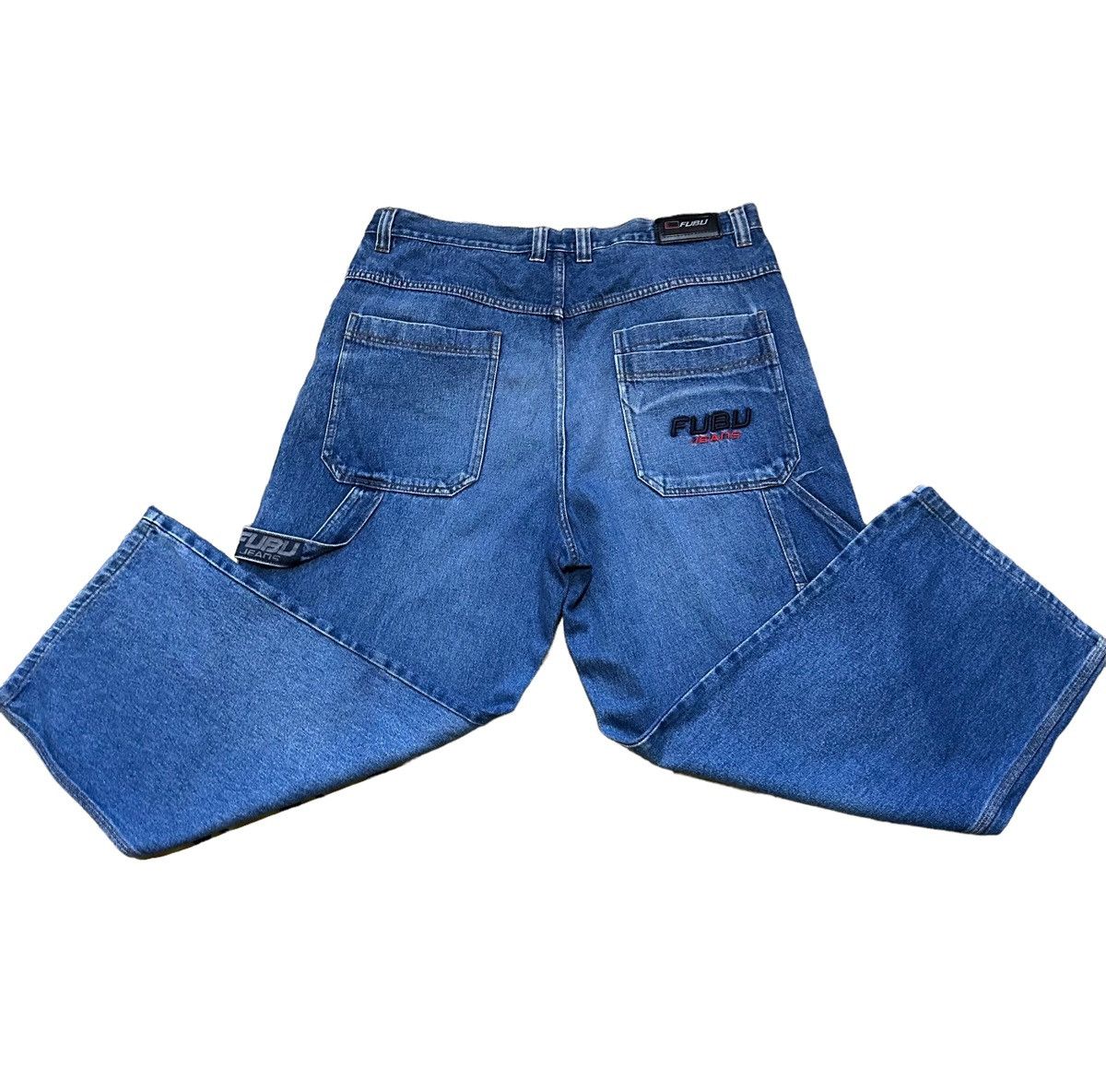 Fubu Baggy Jeans Vintage Fubu Baggy Denim Jeans Hip Hop Size US 39 - 8 Thumbnail