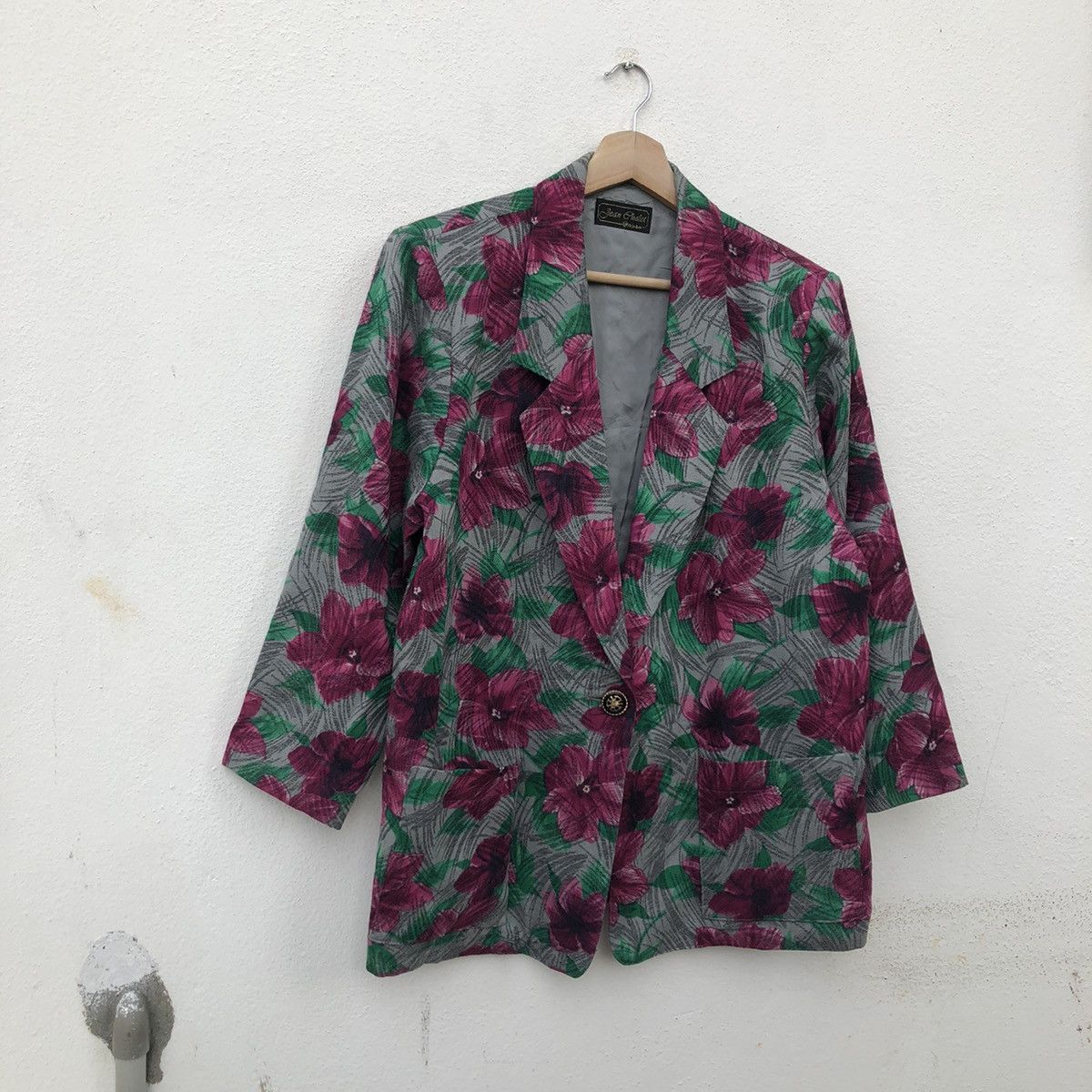 Japanese Brand VINTAGE JEAN CHALET JACKET FULL PRINT FLOWER Size US M / EU 48-50 / 2 - 2 Thumbnail