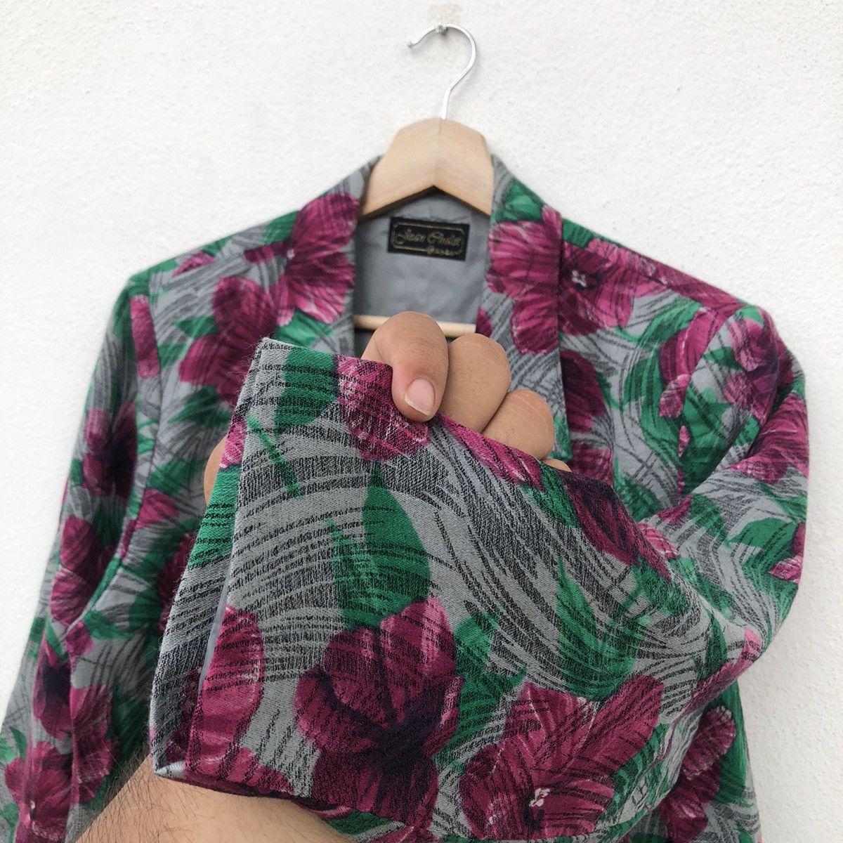 Japanese Brand VINTAGE JEAN CHALET JACKET FULL PRINT FLOWER Size US M / EU 48-50 / 2 - 7 Thumbnail